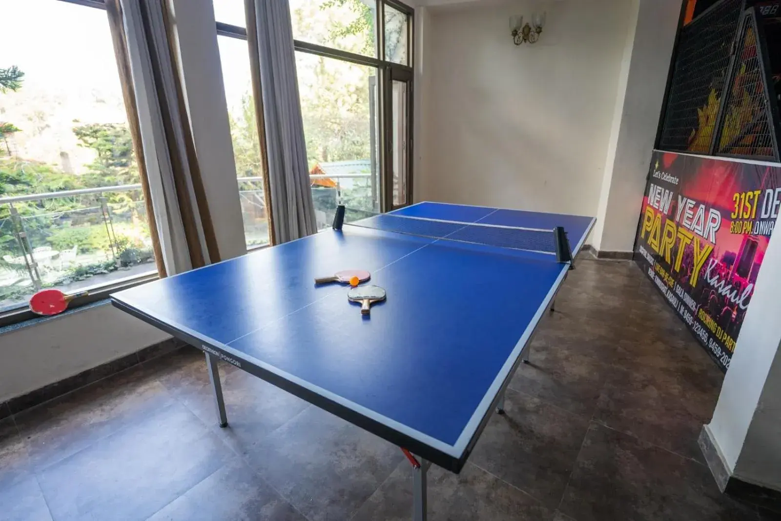 Game Room, Table Tennis in Kasauli Castle Resort