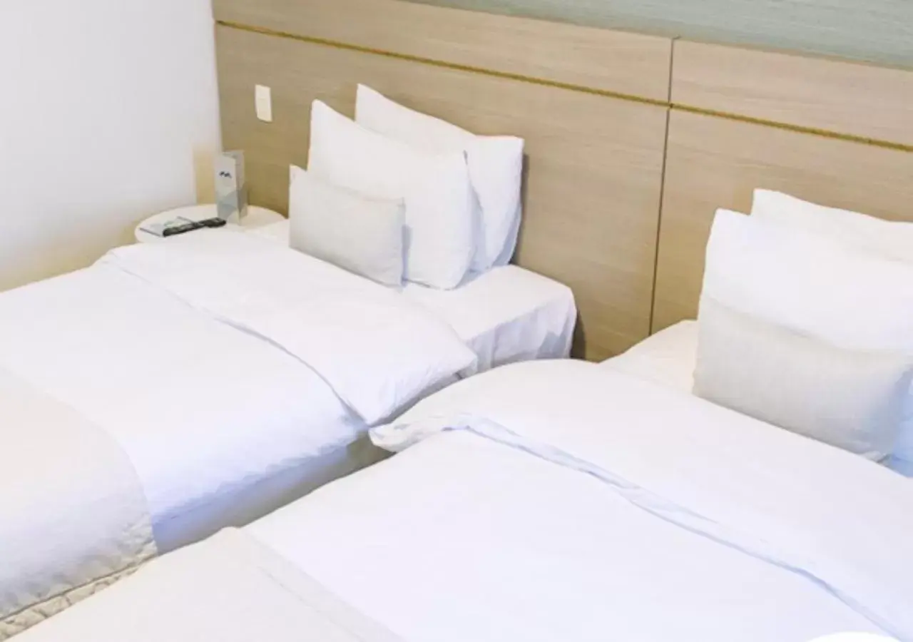 Property building, Bed in Hotel Adrianópolis All Suites