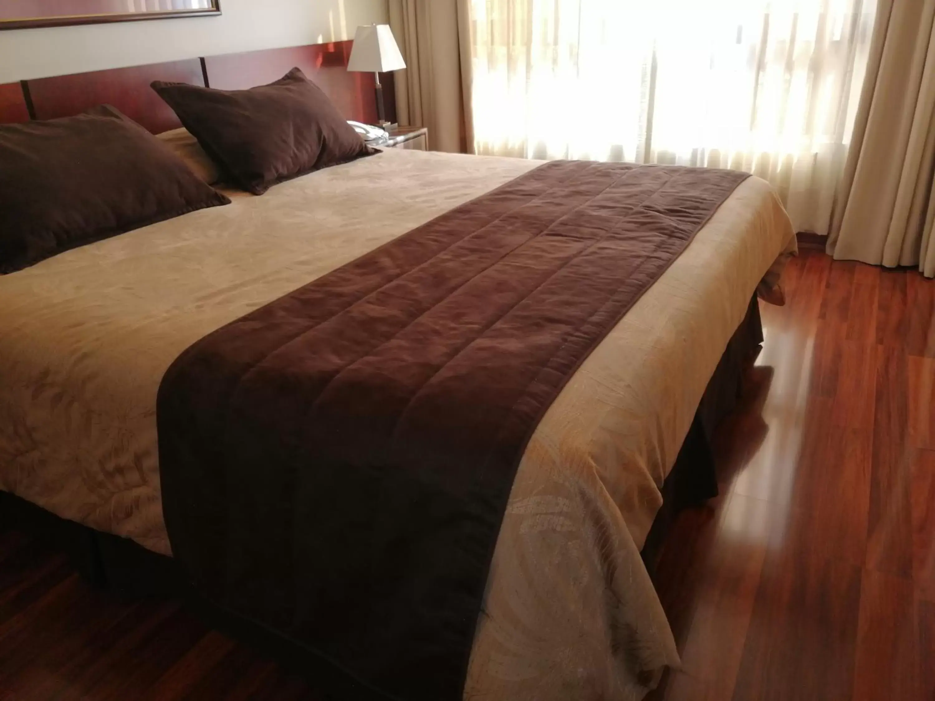 Bed in Hotel Diego de Velazquez