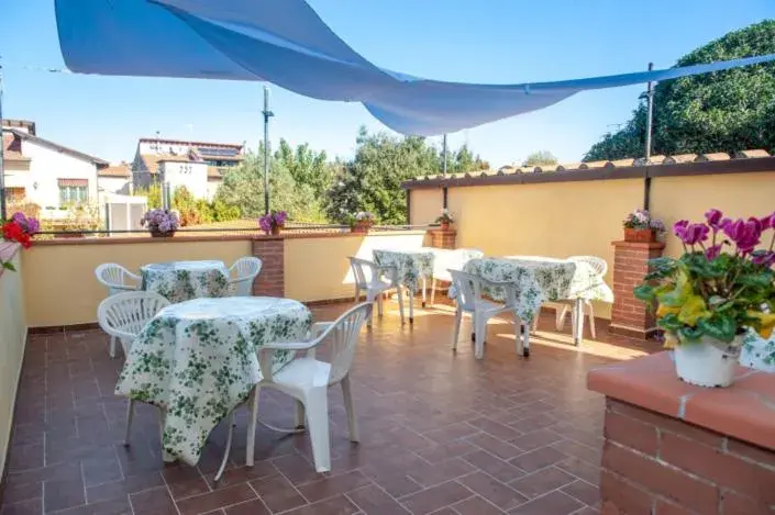 Balcony/Terrace in Hotel Melecchi