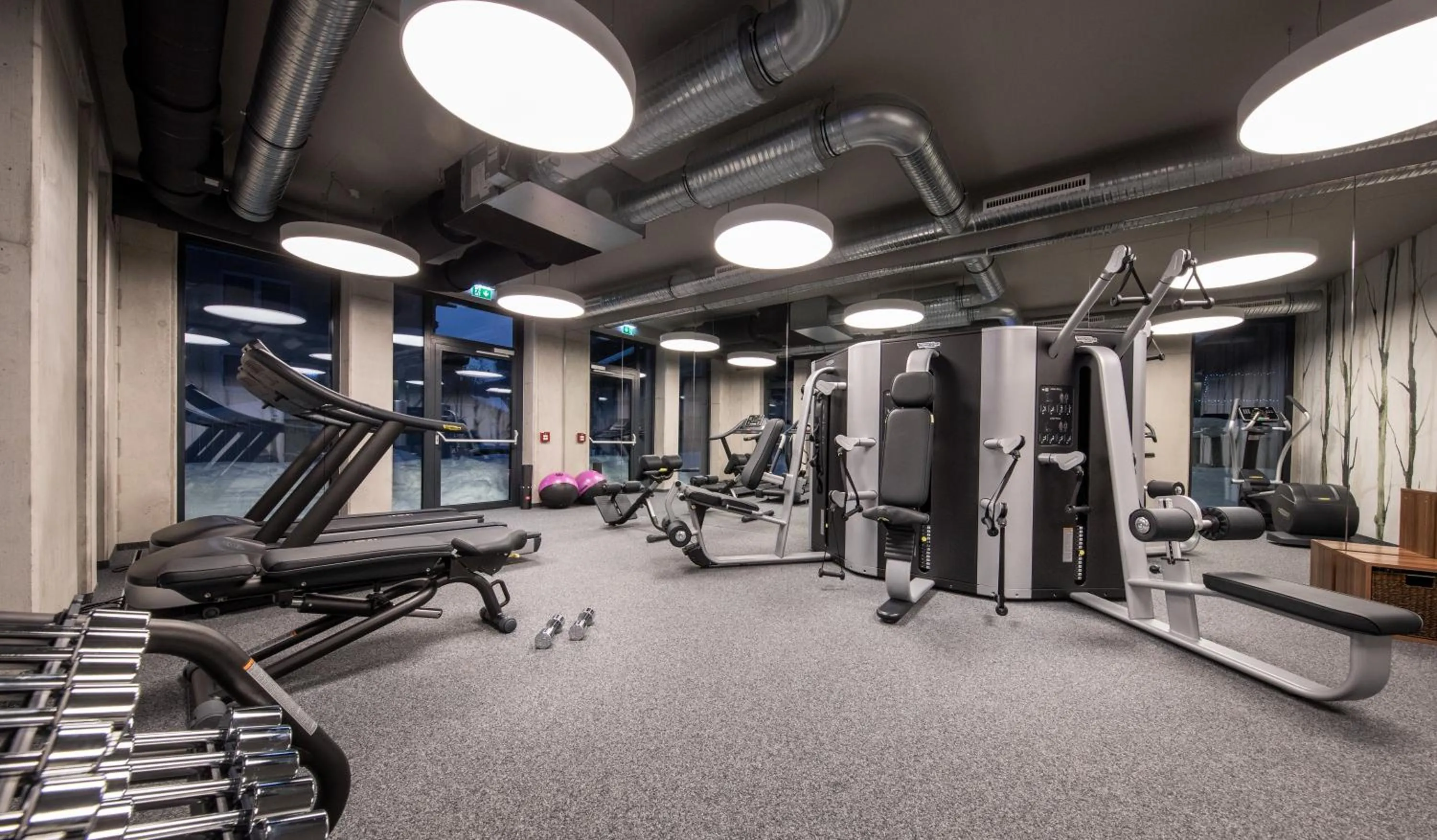 Fitness centre/facilities in Hotel Der Waldhof