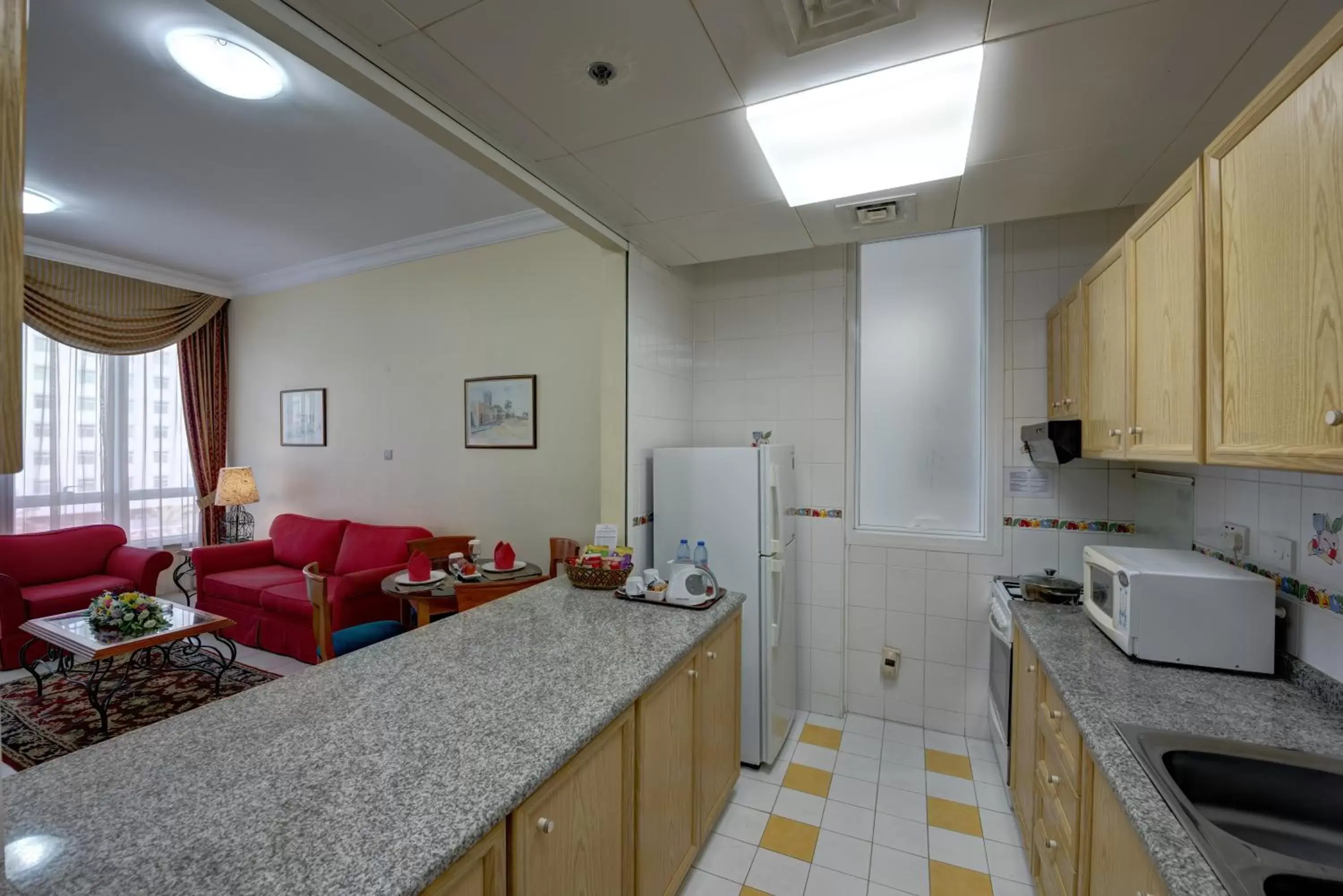 Communal kitchen, Kitchen/Kitchenette in Al Nakheel Hotel Apartments Abu Dhabi