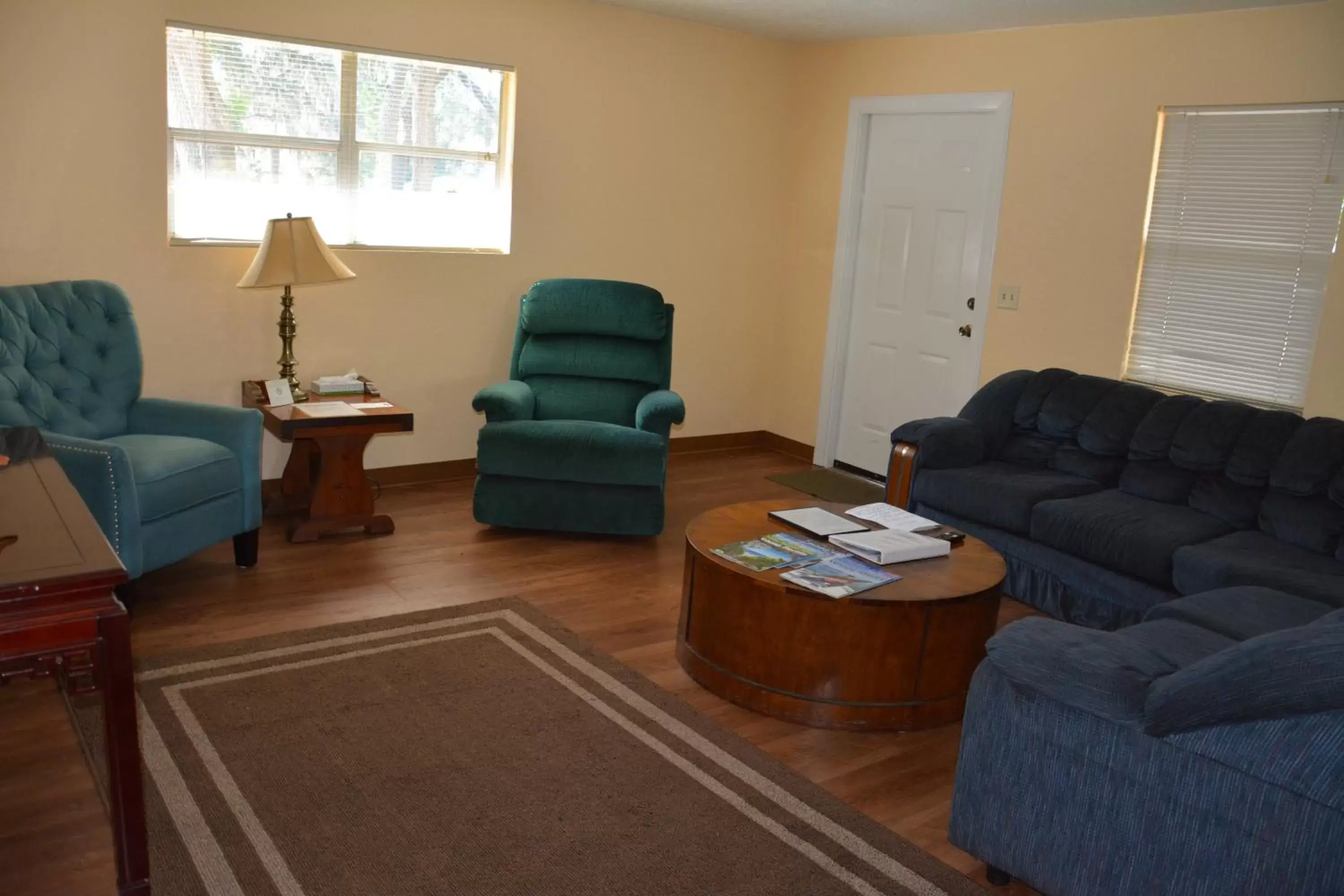 Seating Area in Camp Mack, A Guy Harvey Lodge