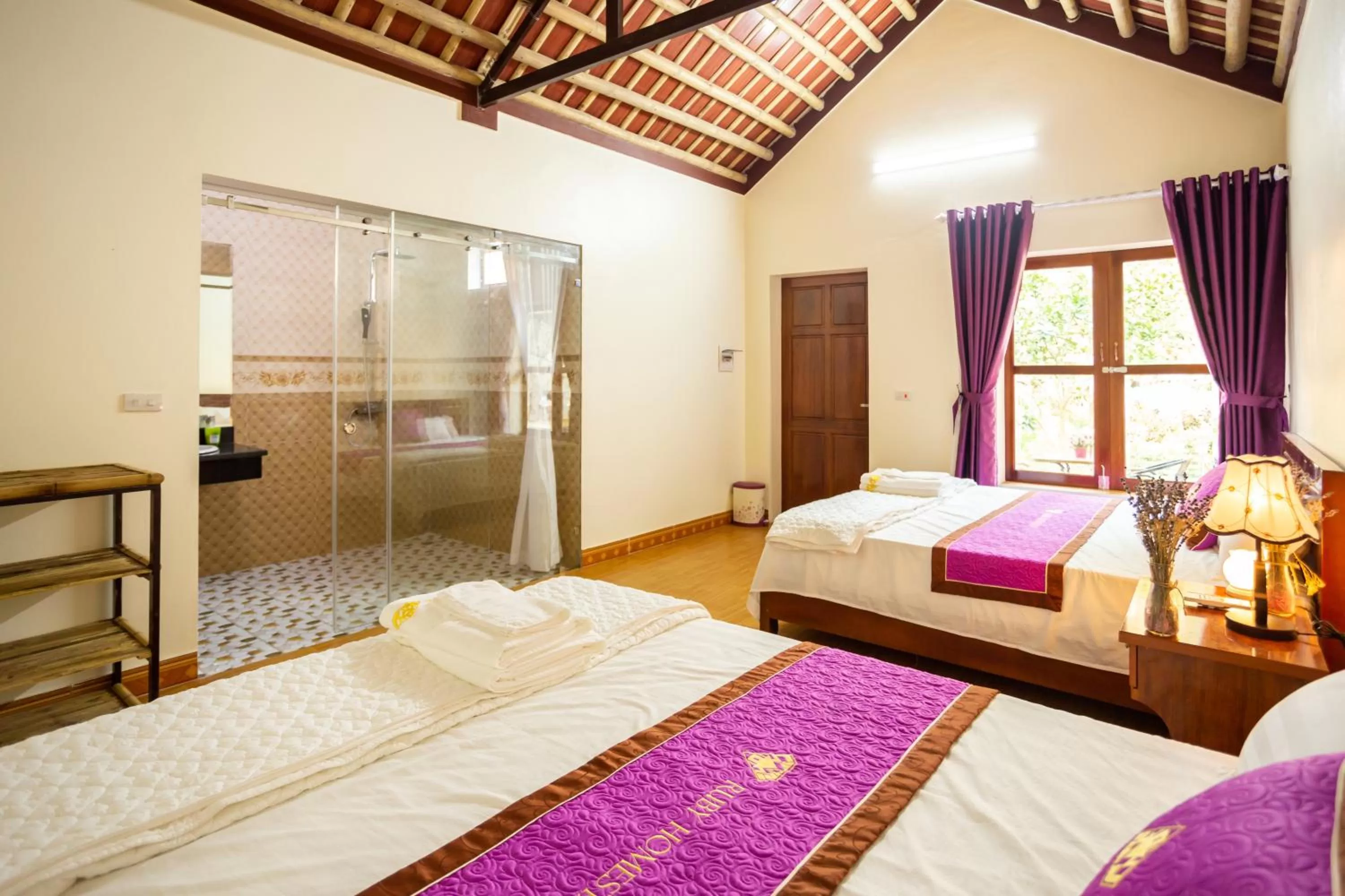 Bed in Ruby Homestay