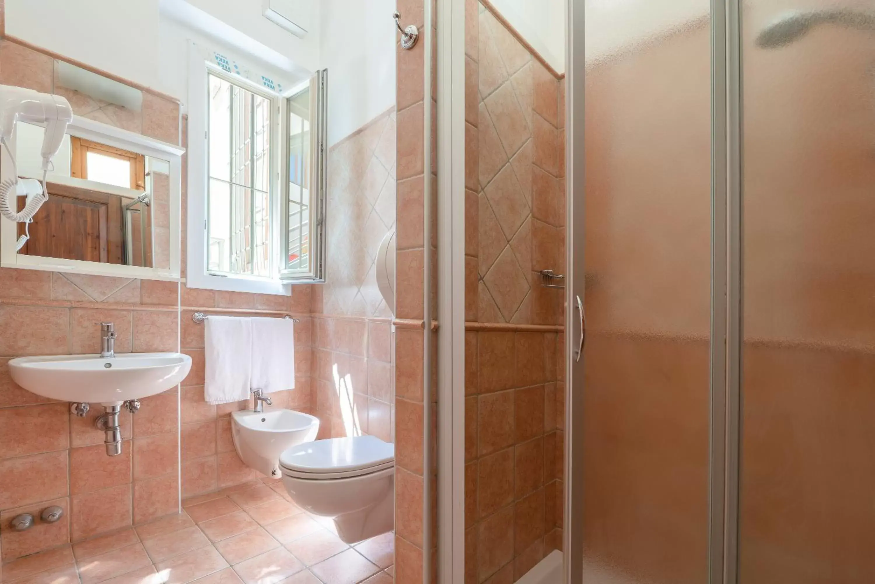 Shower, Bathroom in Hostel Archi Rossi