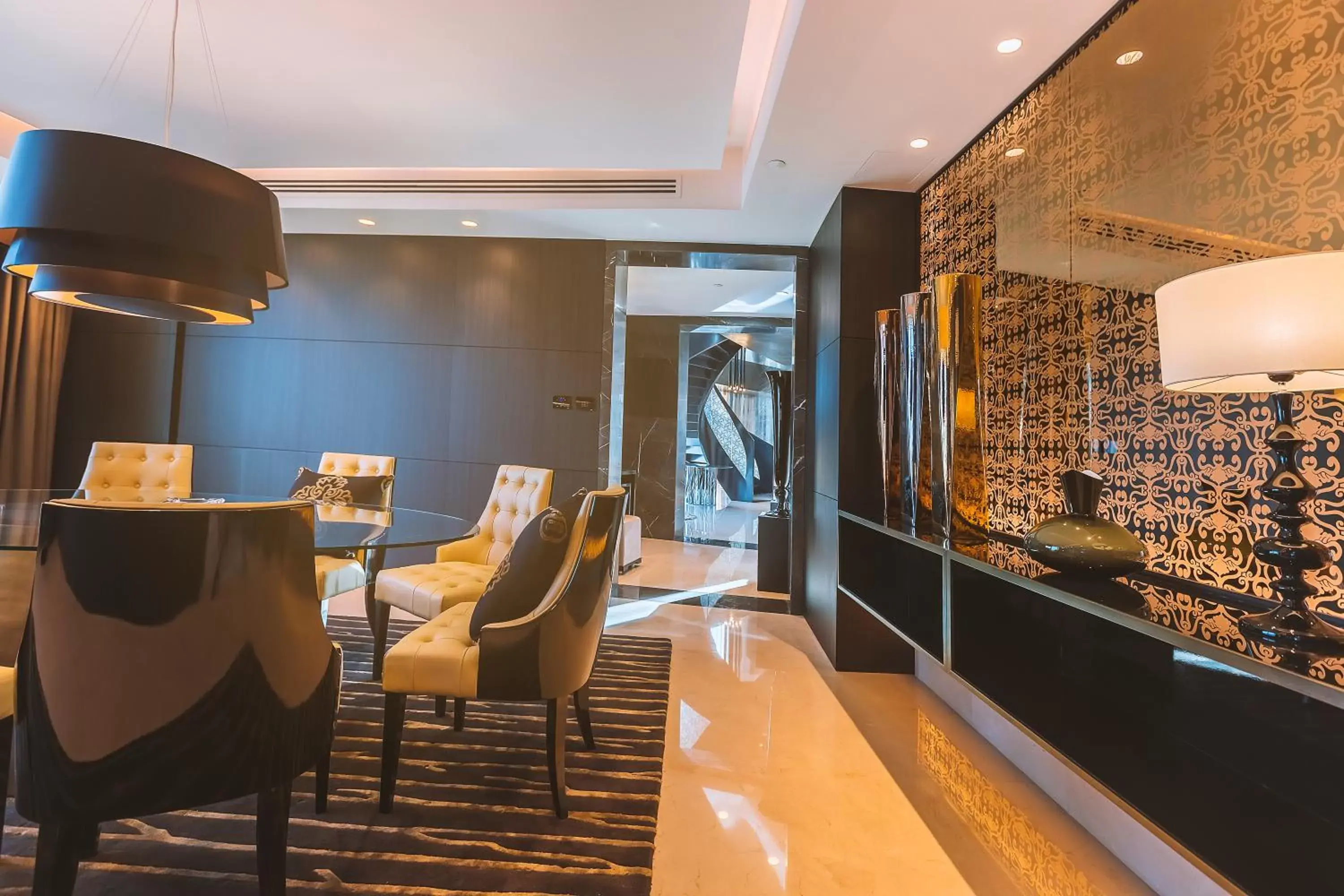 Dining area in Amman Rotana Dining area in Amman Rotana