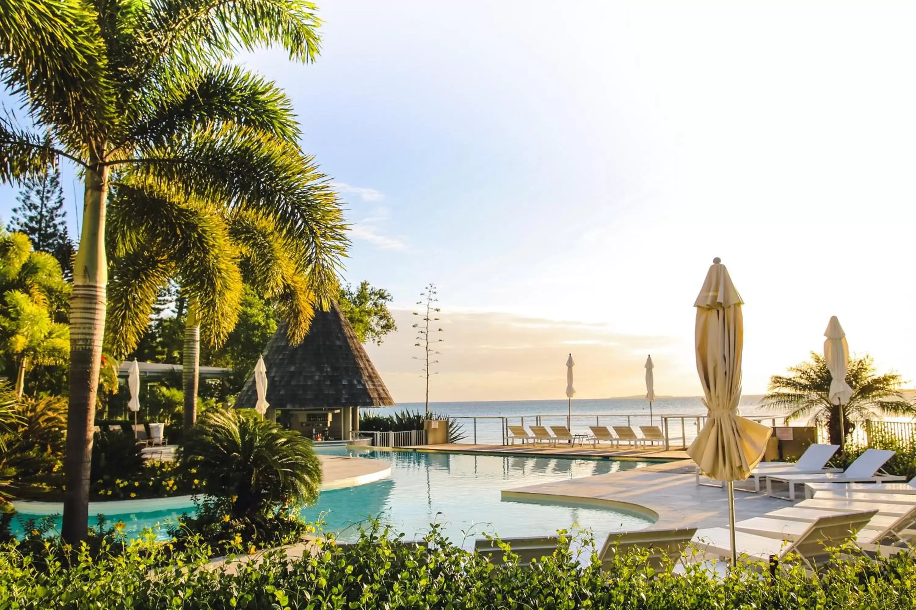 Lounge or bar, Swimming Pool in Chateau Royal Beach Resort & Spa, Noumea