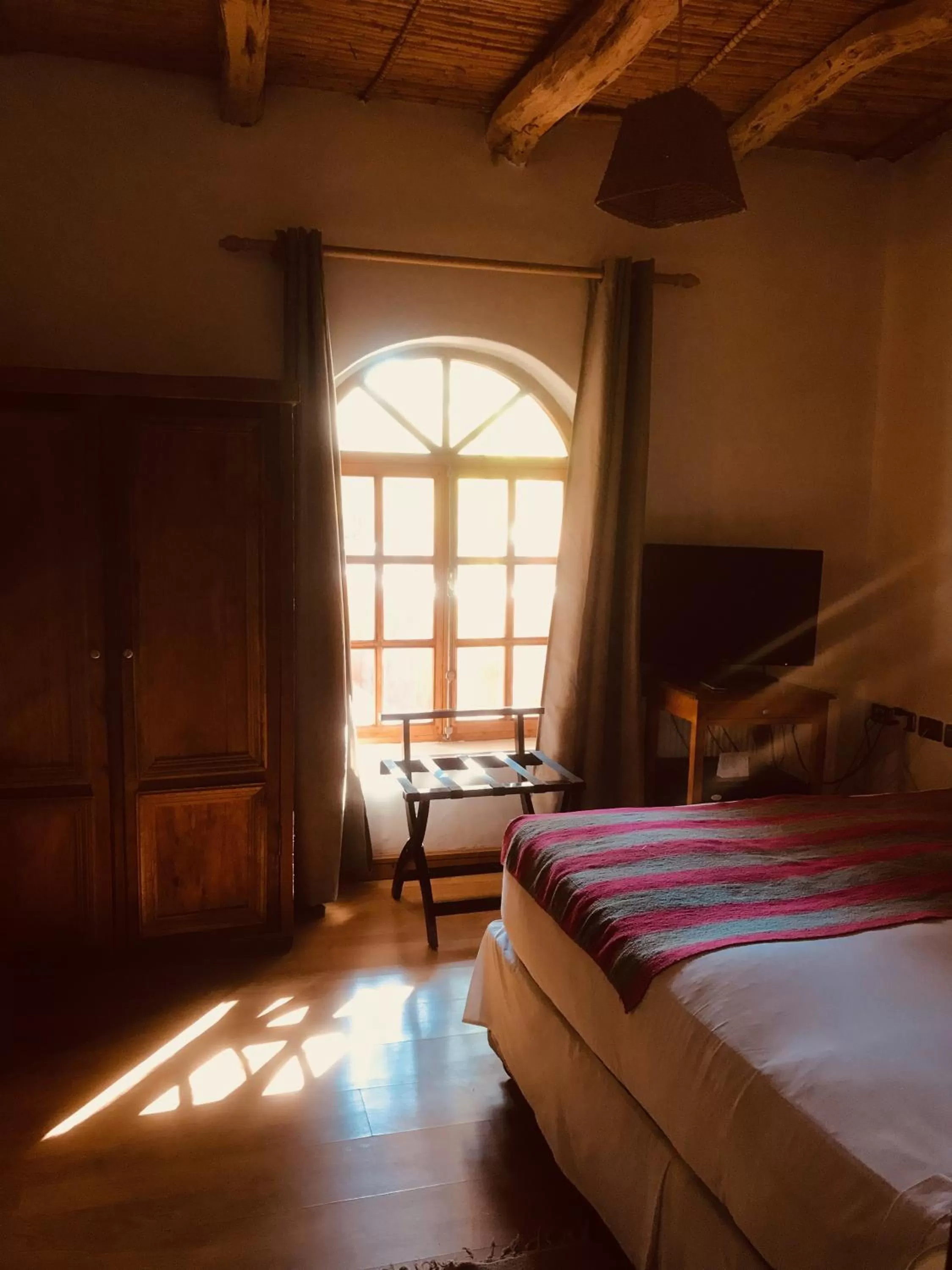 Decorative detail, Bed in Hotel La Aldea