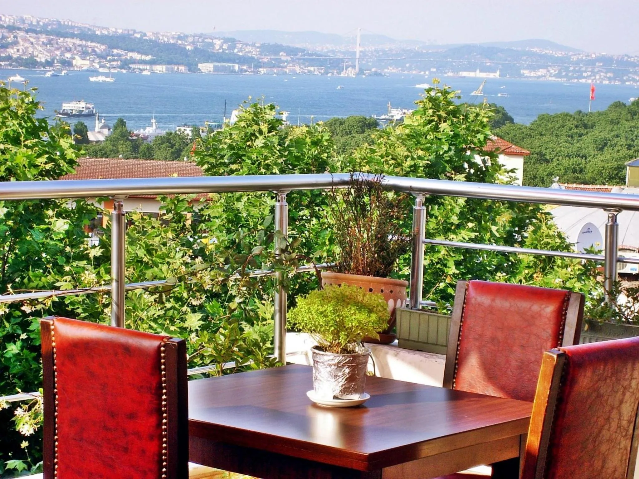 Balcony/Terrace in Meddusa Hotel