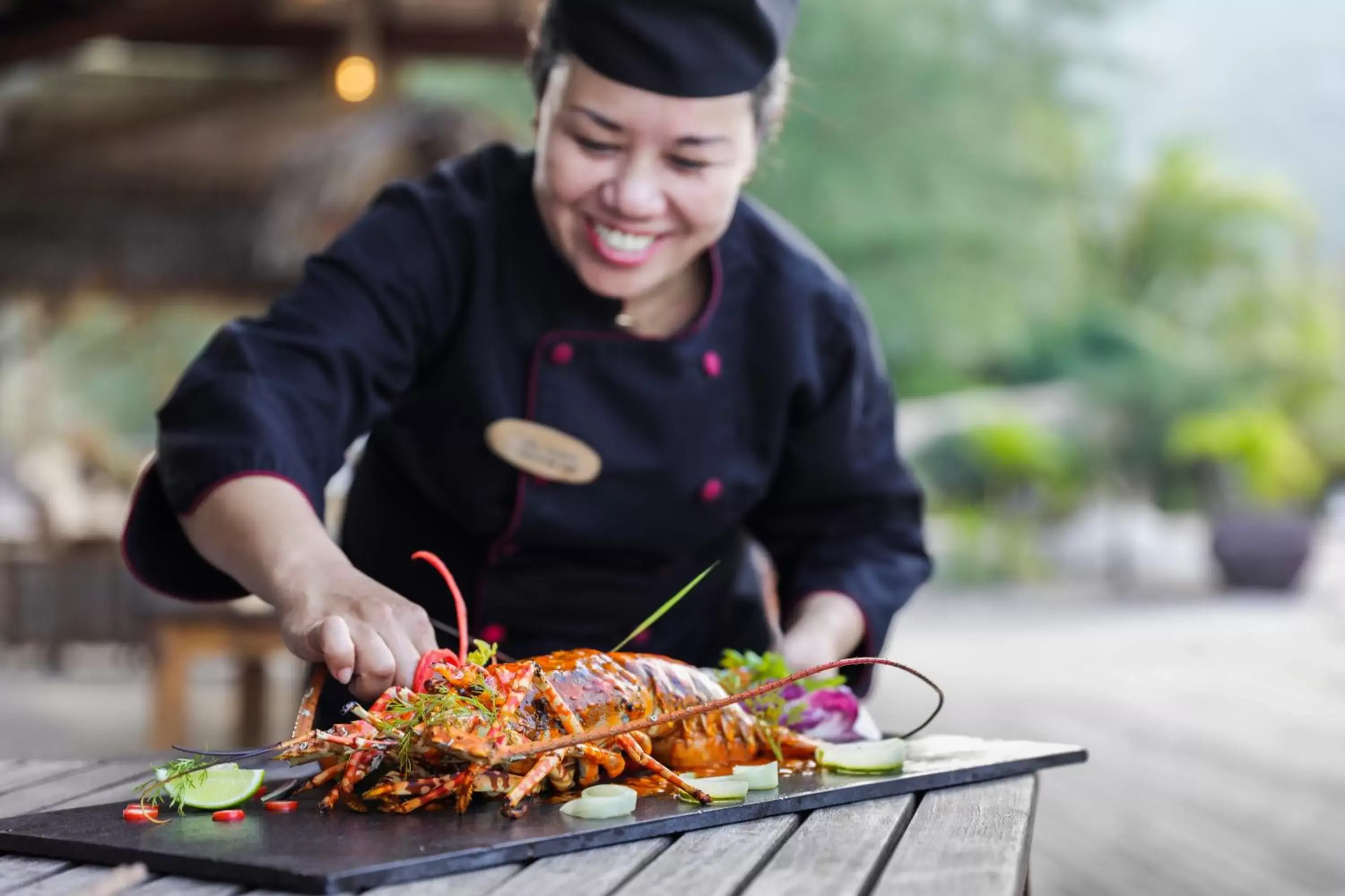 Food in L'Alya Ninh Van Bay