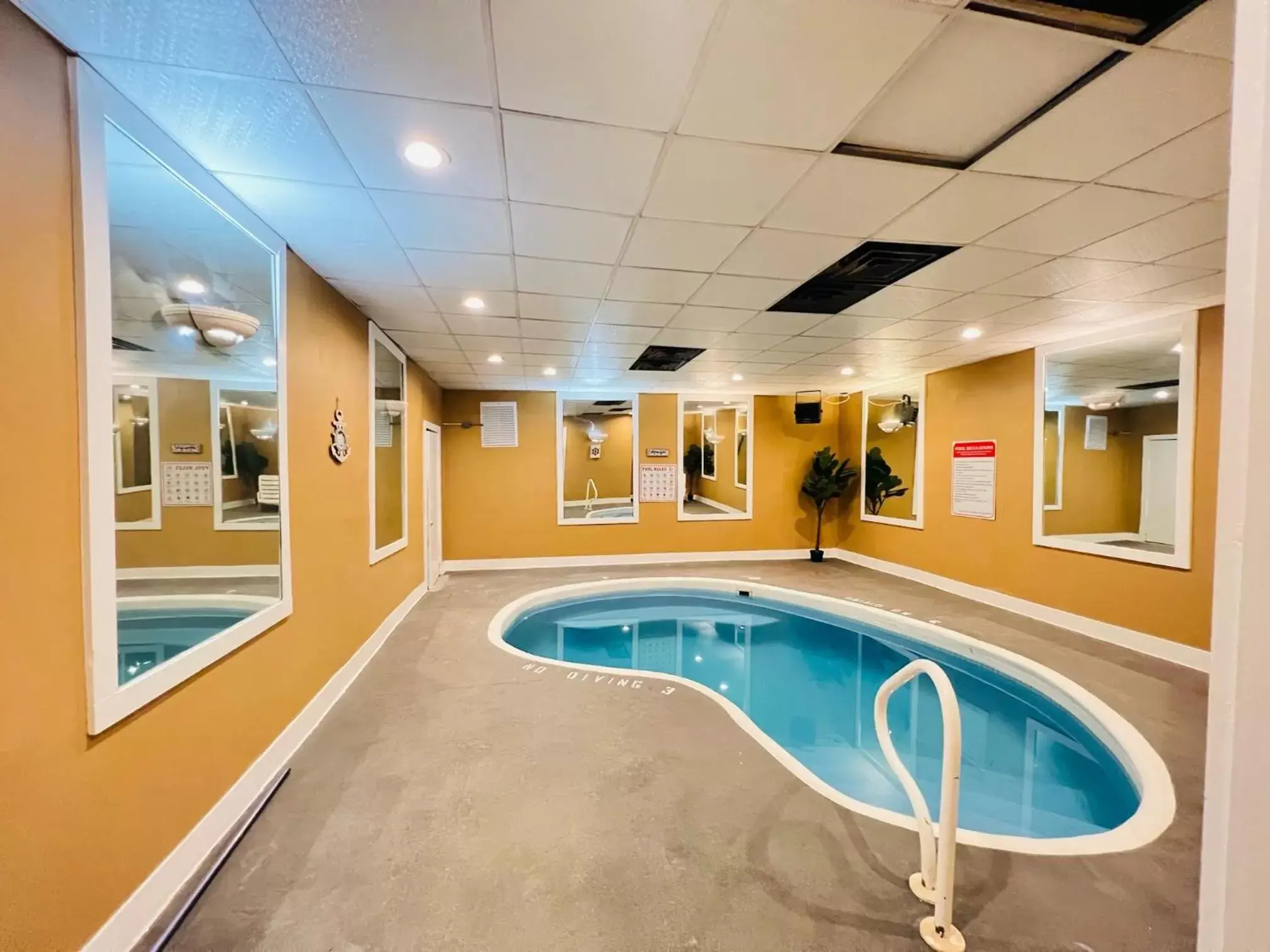 Swimming Pool in Inn of the Dove Romantic Luxury Suites with Jacuzzi & Fireplace at Harrisburg-Hershey, PA