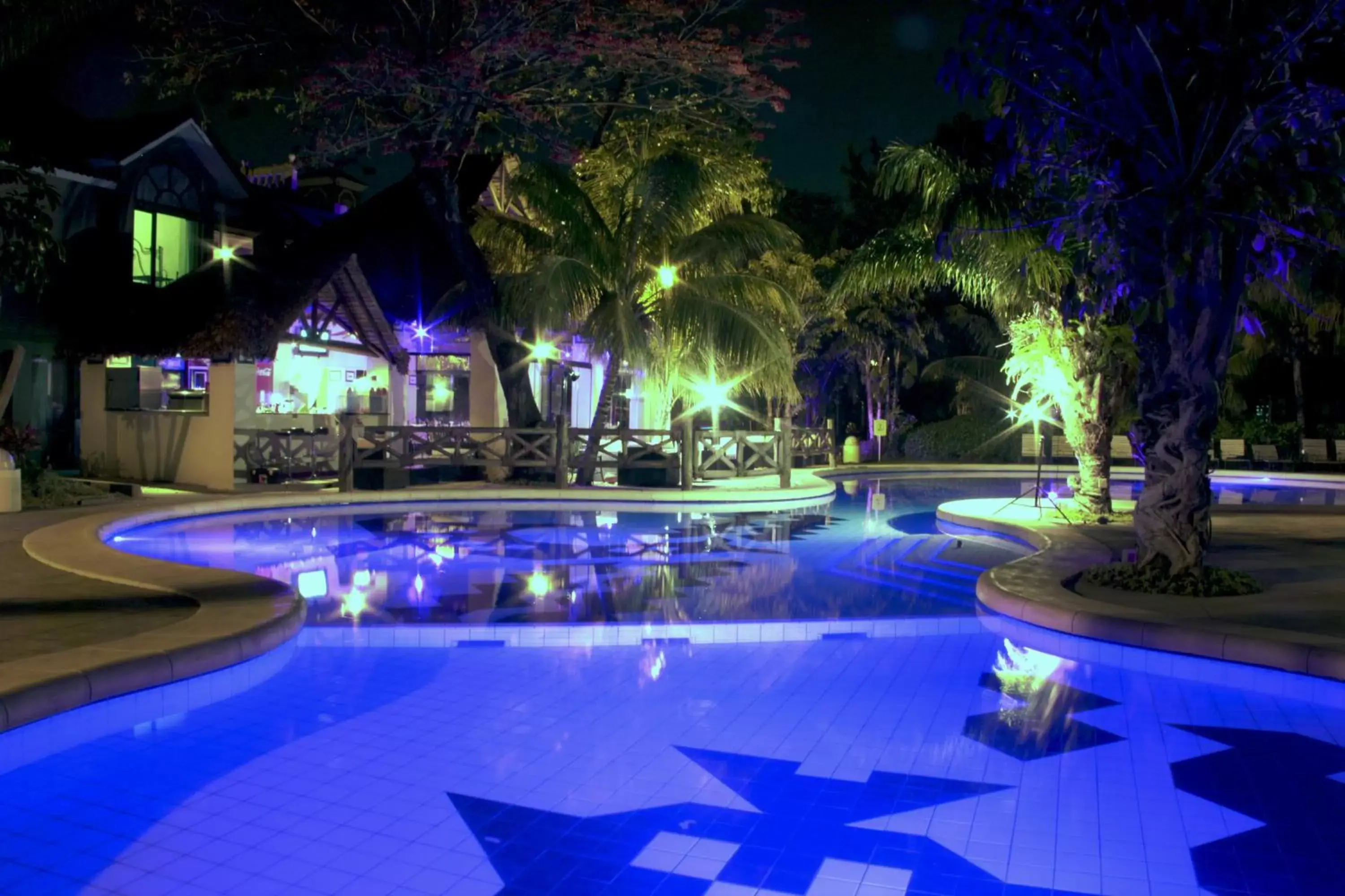 Night, Swimming Pool in Buganvillas Hotel Suites