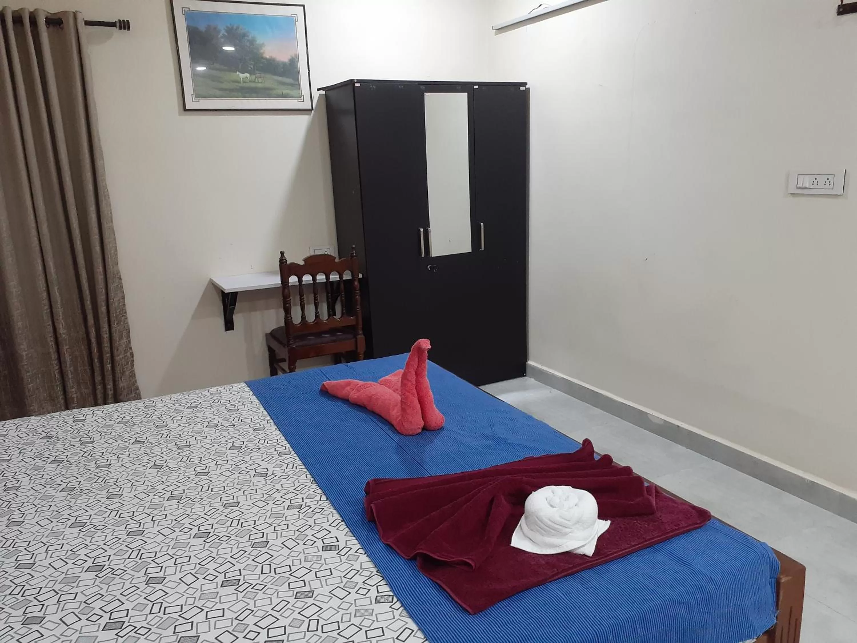 Bed in Nature Villa Kochi