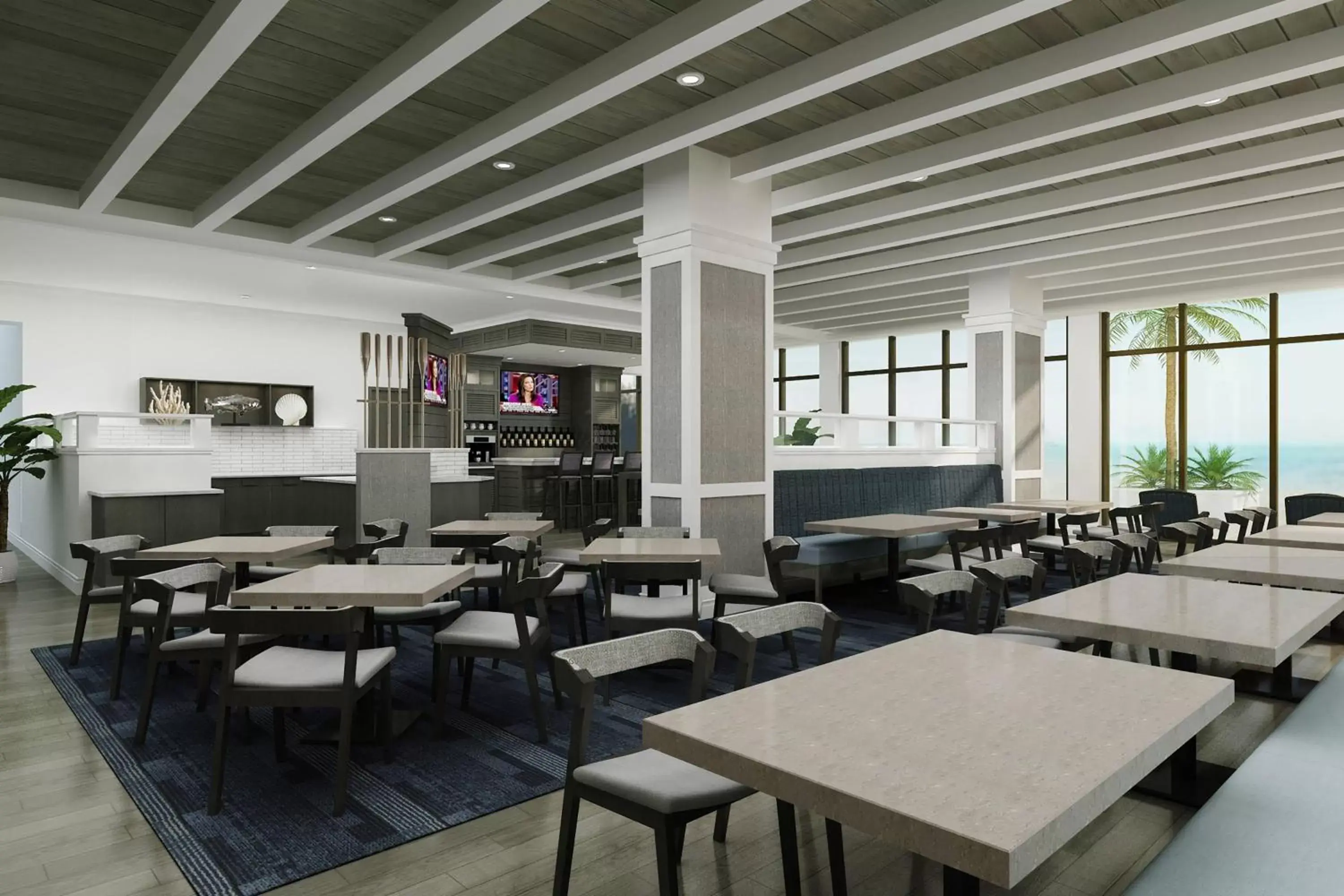 Lobby or reception, Restaurant/Places to Eat in SpringHill Suites by Marriott Navarre Beach