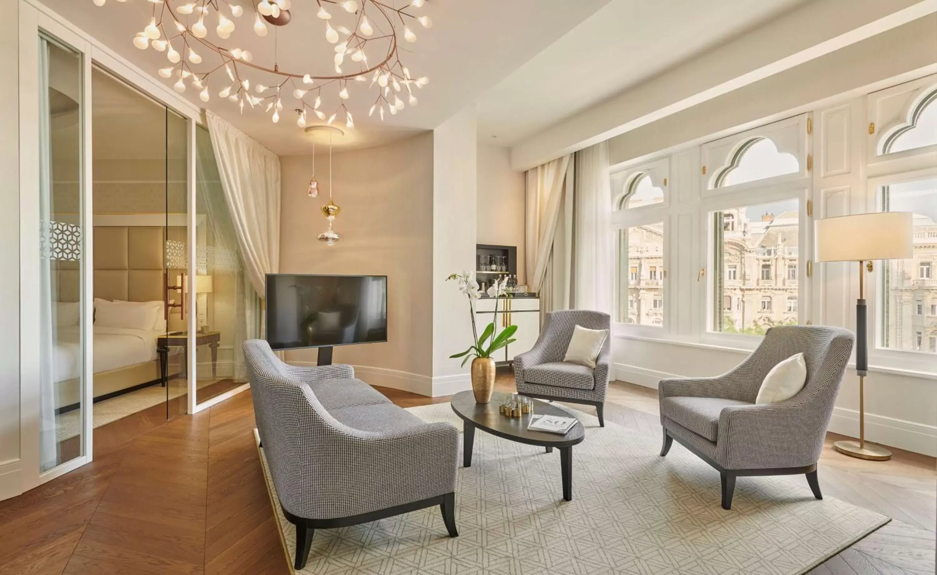 Photo of the whole room, Seating Area in Párisi Udvar Hotel Budapest, part of Hyatt