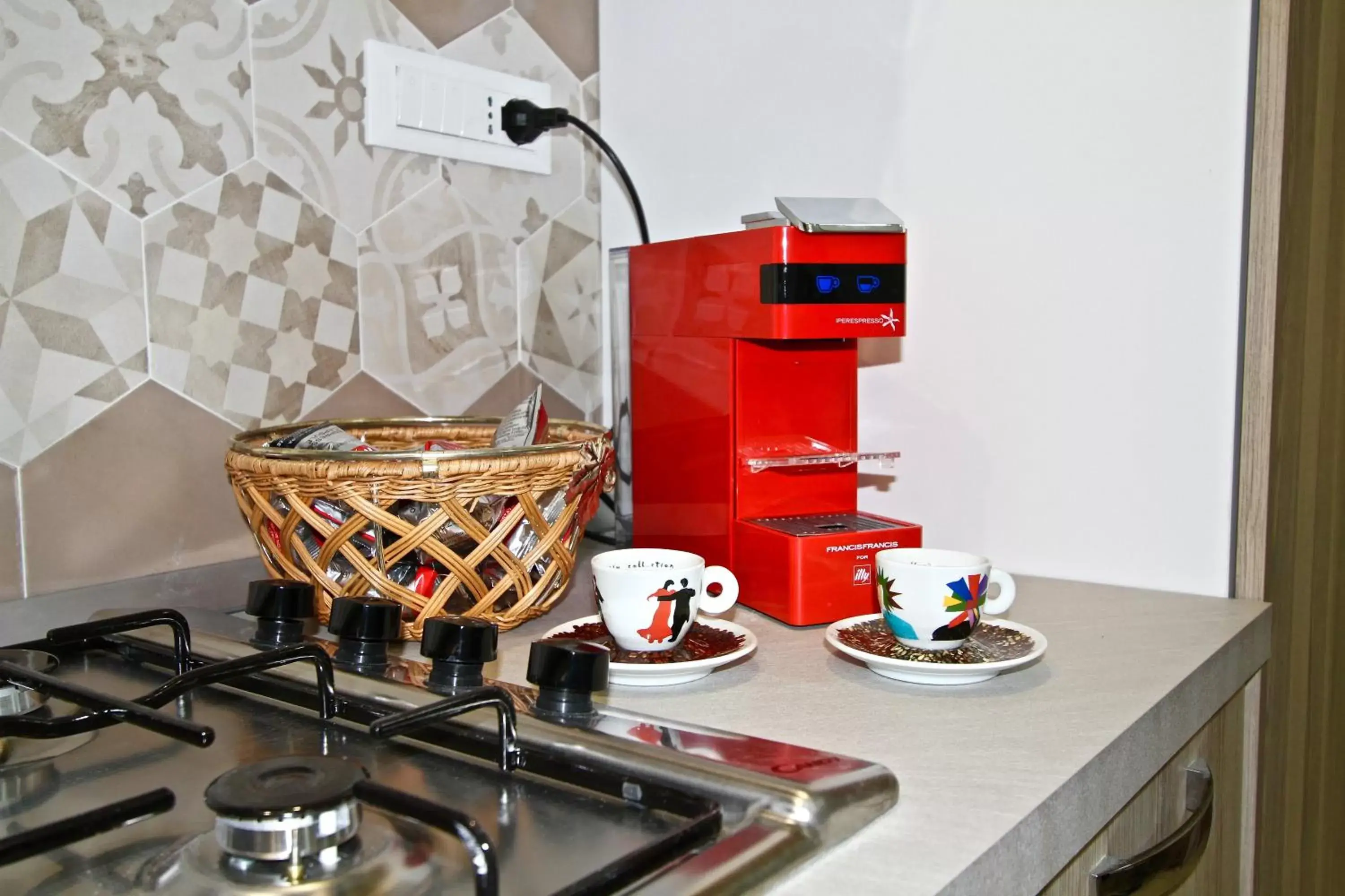 Coffee/tea facilities, Kitchen/Kitchenette in La Passeggiata di Girgenti