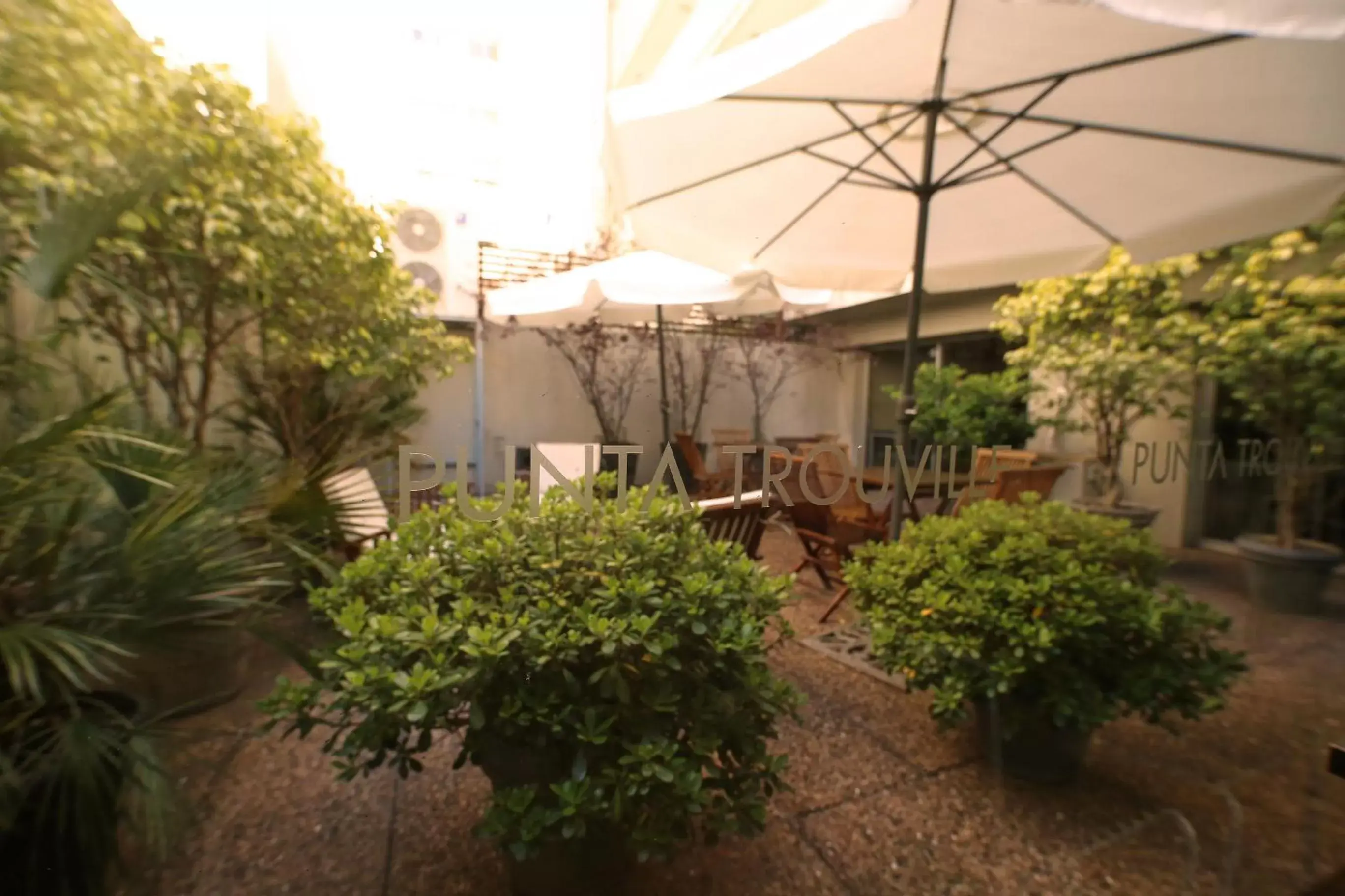 Patio in Punta Trouville Hotel