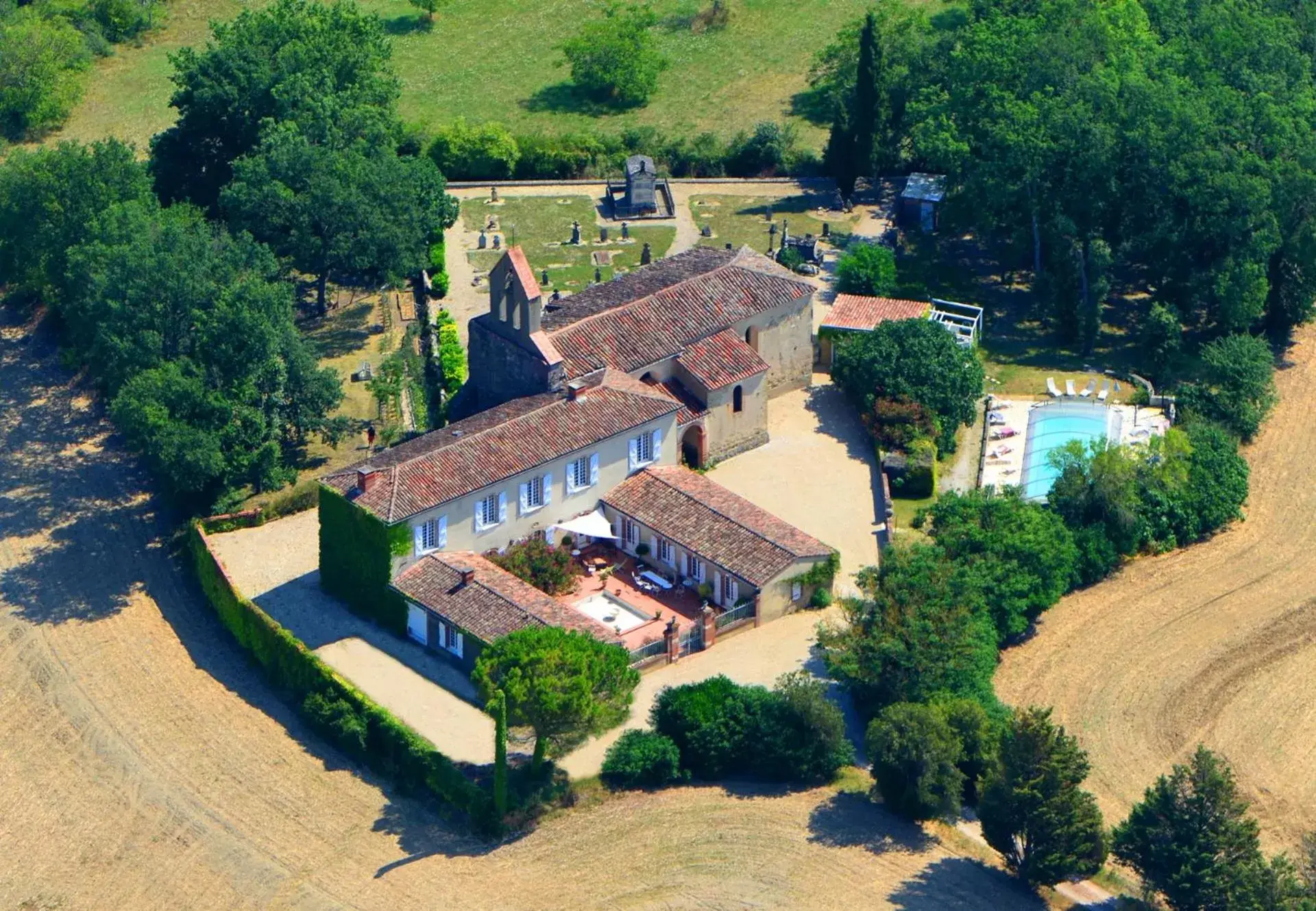 Bird's-eye View in Presbytère de jonquiere