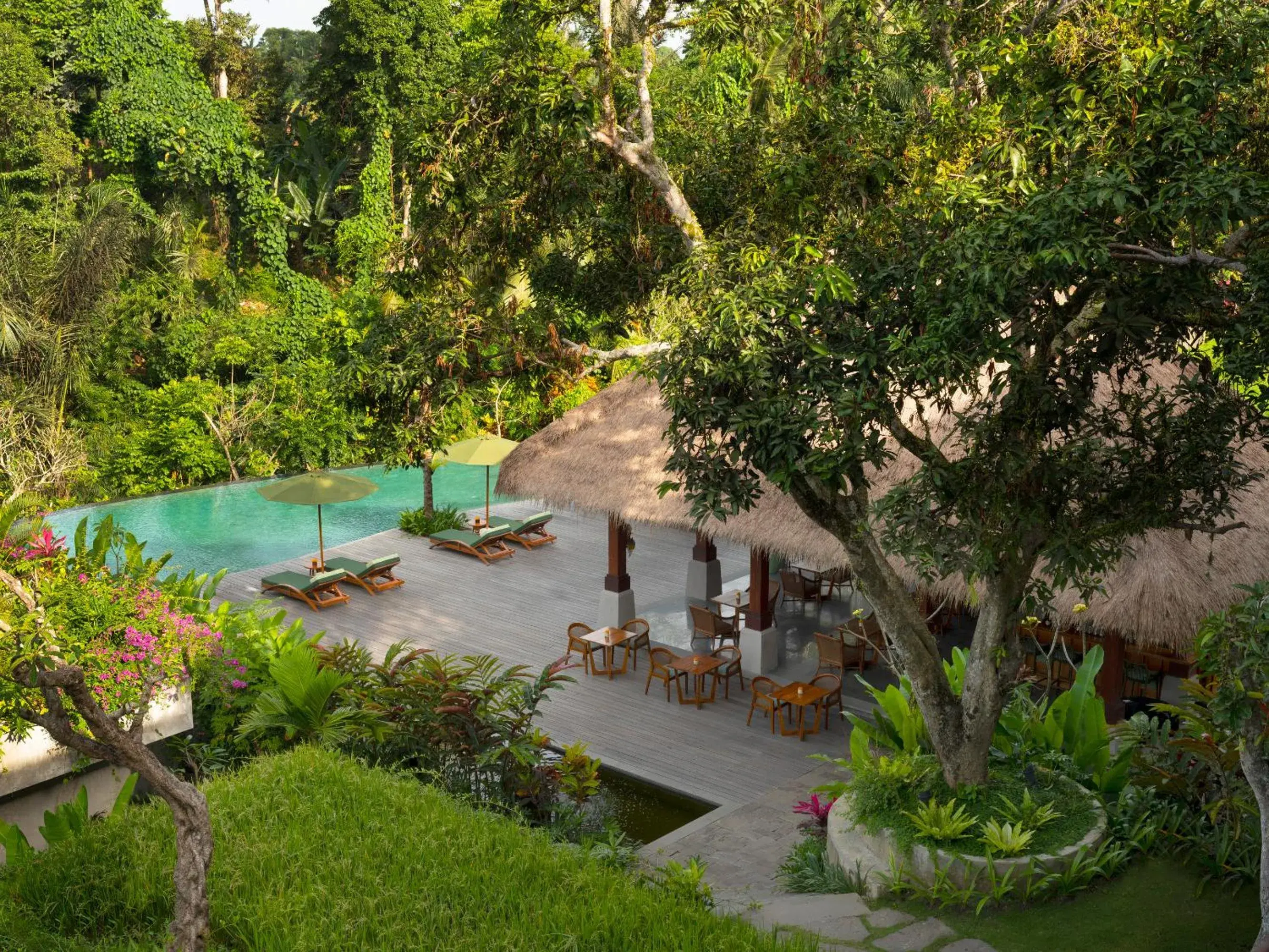 Pool View in Adiwana Suweta