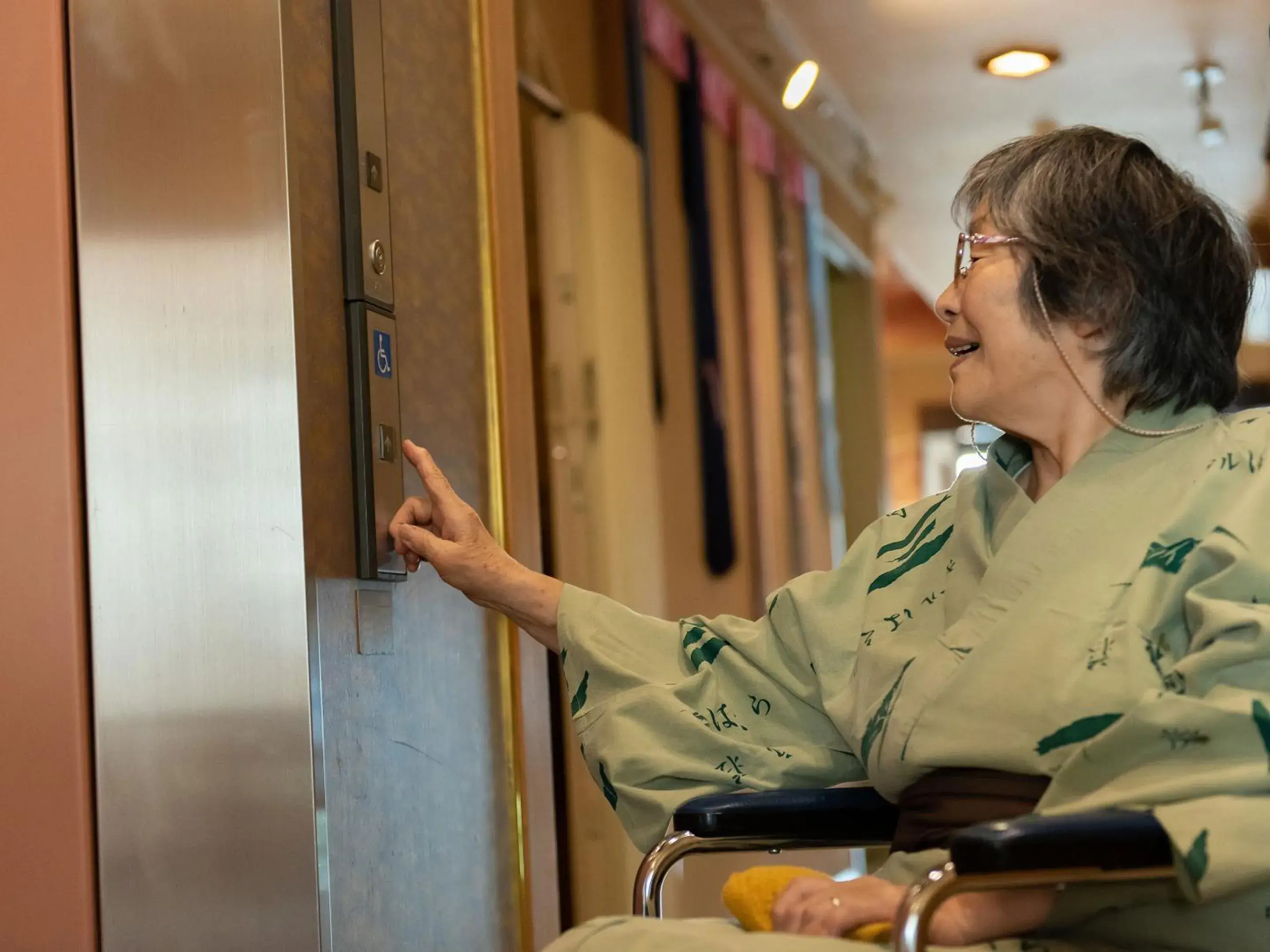 Facility for disabled guests in Ryokan Hakura