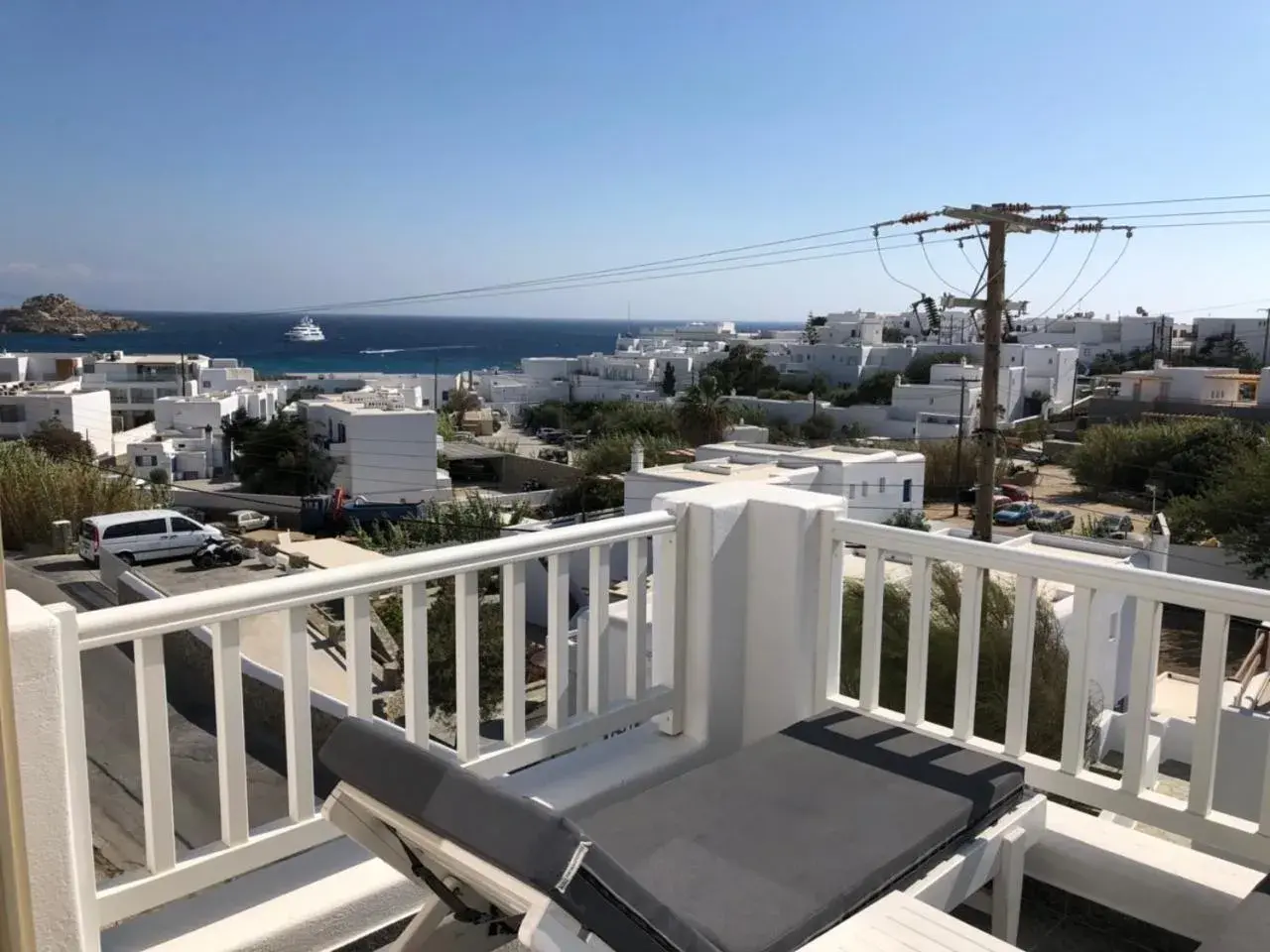 Deluxe Family Room with Side Sea View in The George Hotel Mykonos