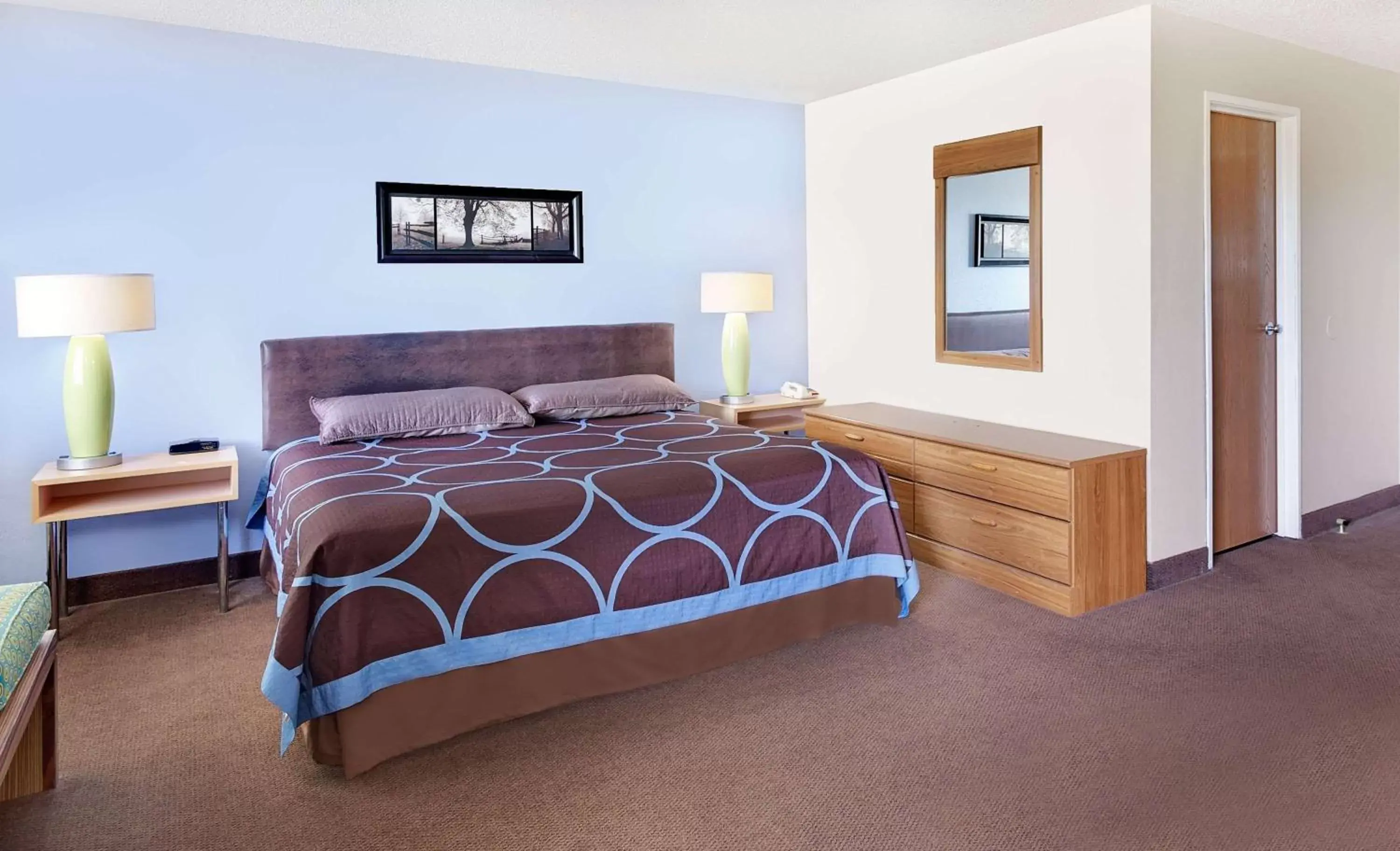 Photo of the whole room, Bed in Super 8 by Wyndham Newburgh/West Point Stewart Intl Airport