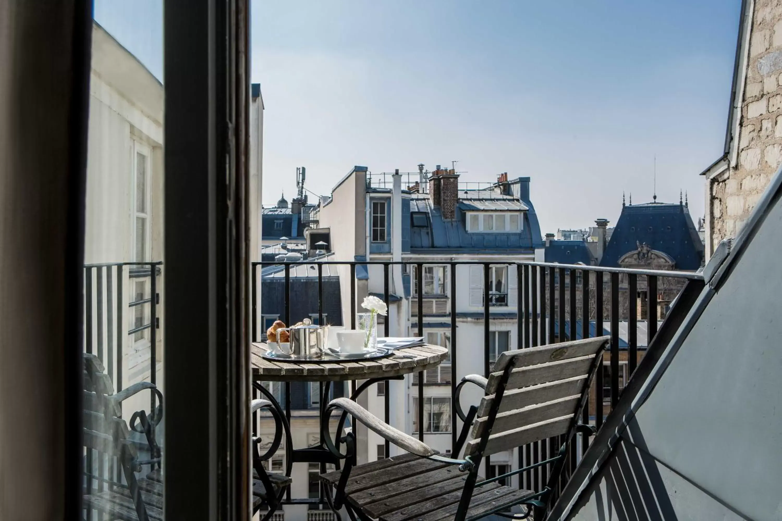 View (from property/room), Balcony/Terrace in Hôtel d'Orsay - Esprit de France