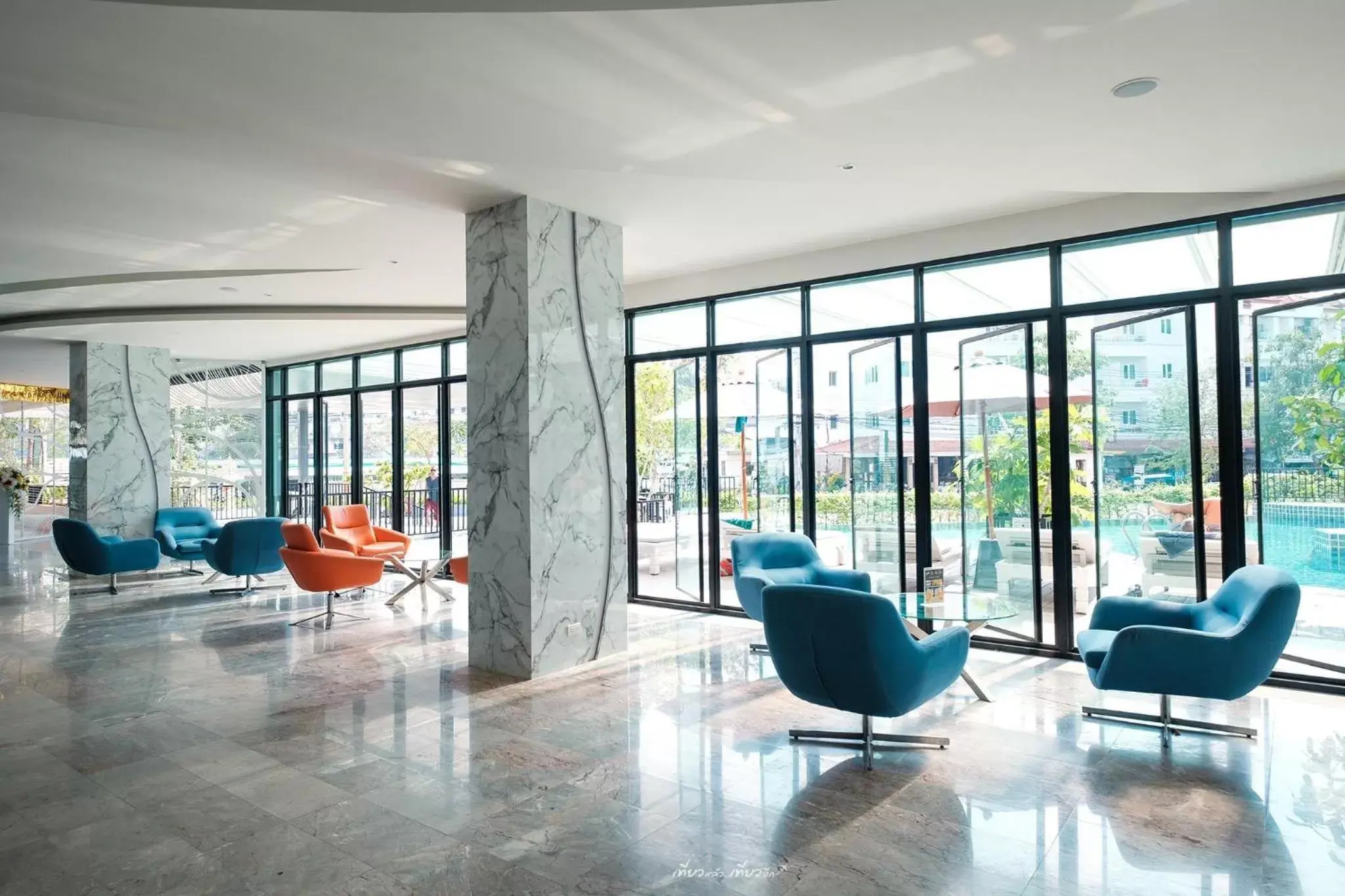 Lobby or reception in P Plus Hotel Lobby or reception in P Plus Hotel