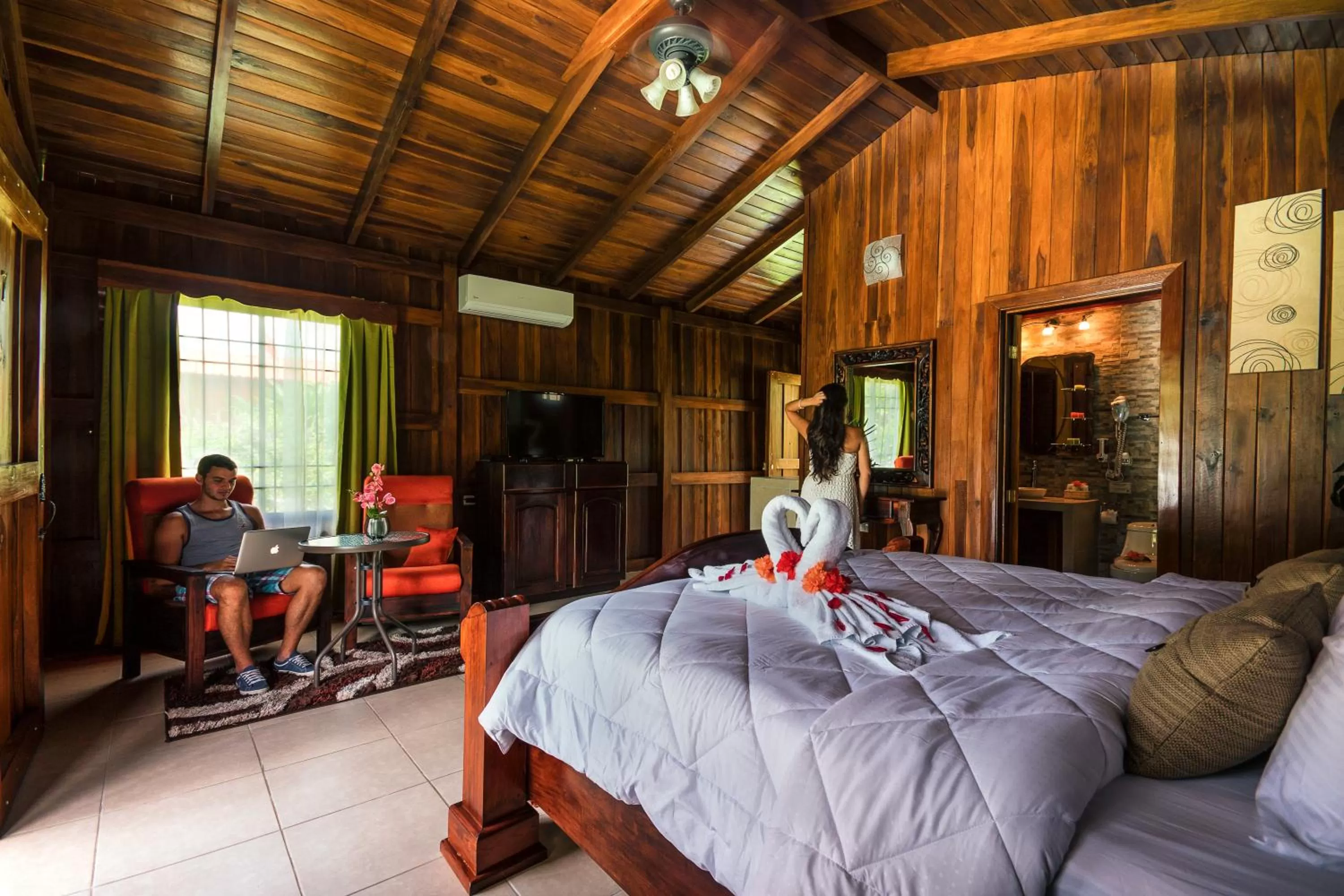 Photo of the whole room, Bed in Hotel Rancho Cerro Azul