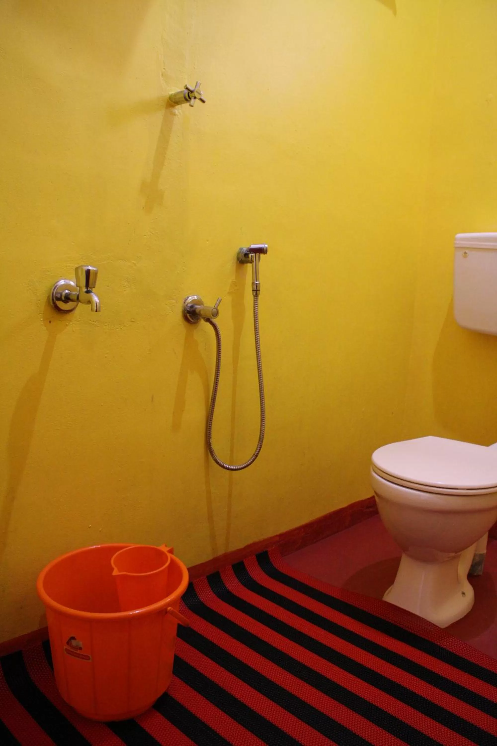 Shower in Sukriti beach Resort