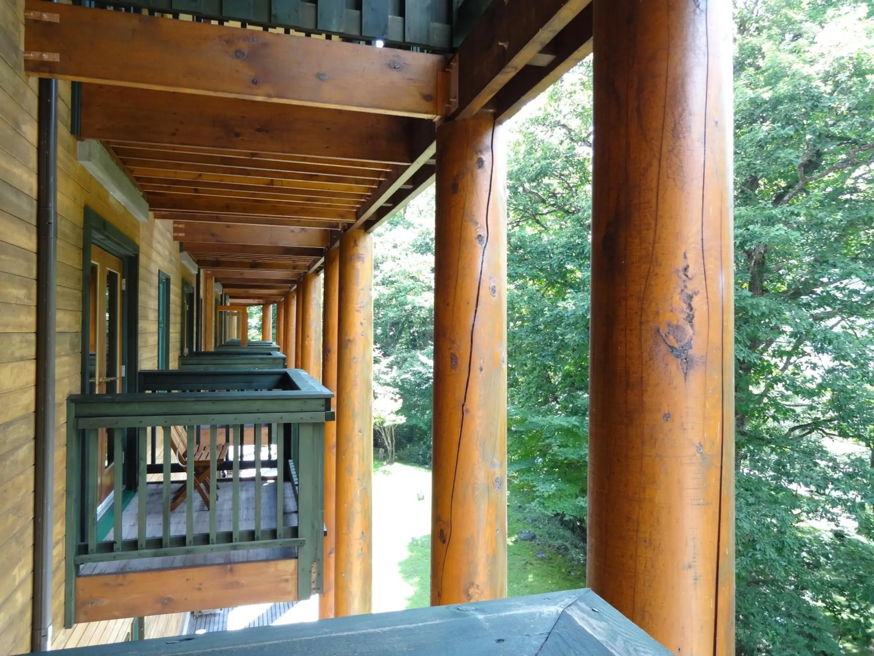 Balcony/Terrace in Chuzenji Kanaya Hotel