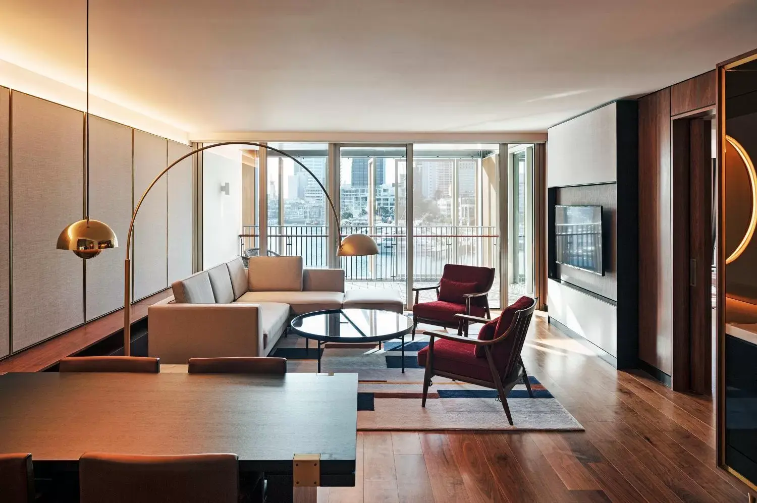 View (from property/room), Seating Area in Park Hyatt Auckland