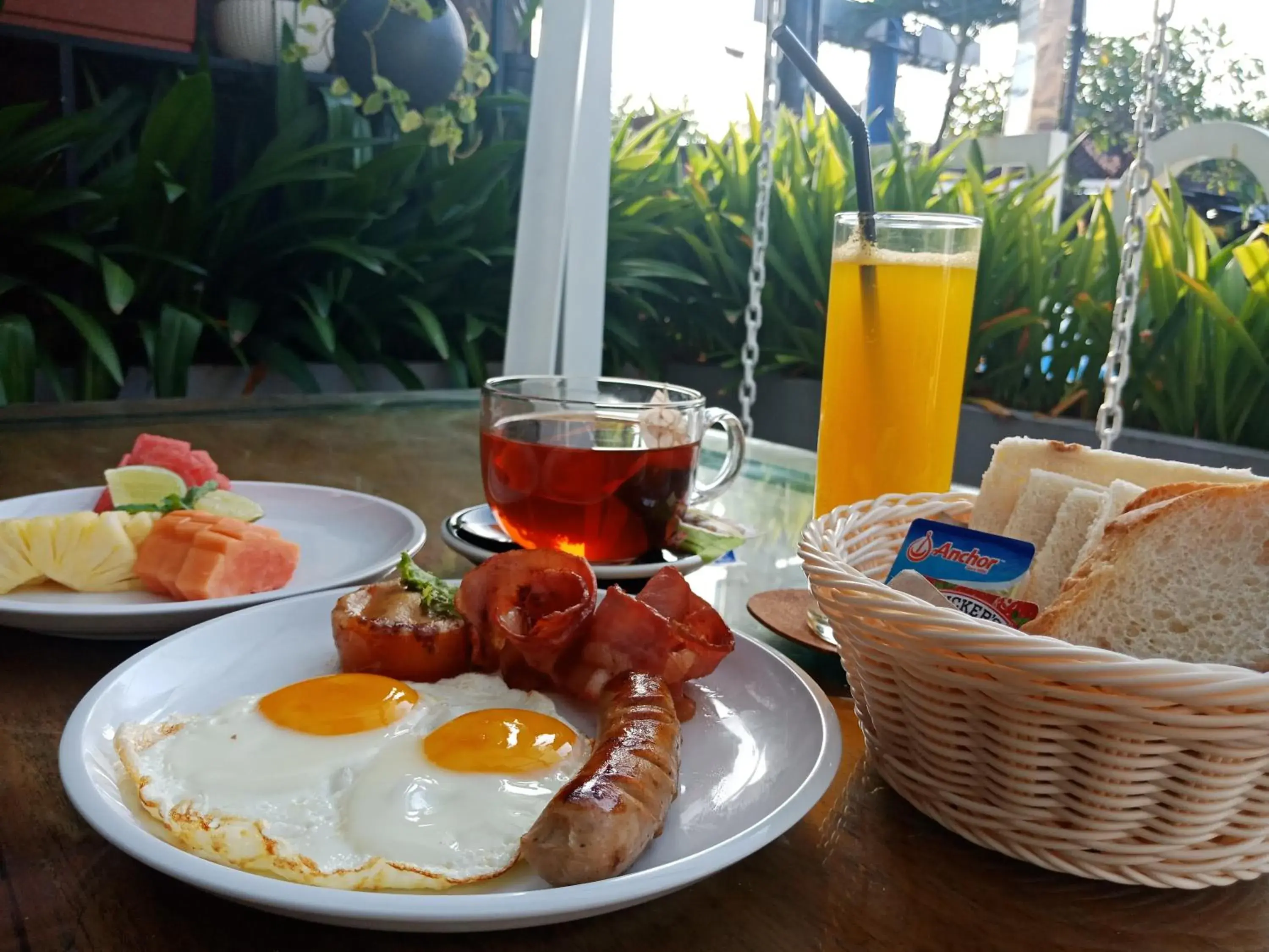 American breakfast in Loft Legian Hotel