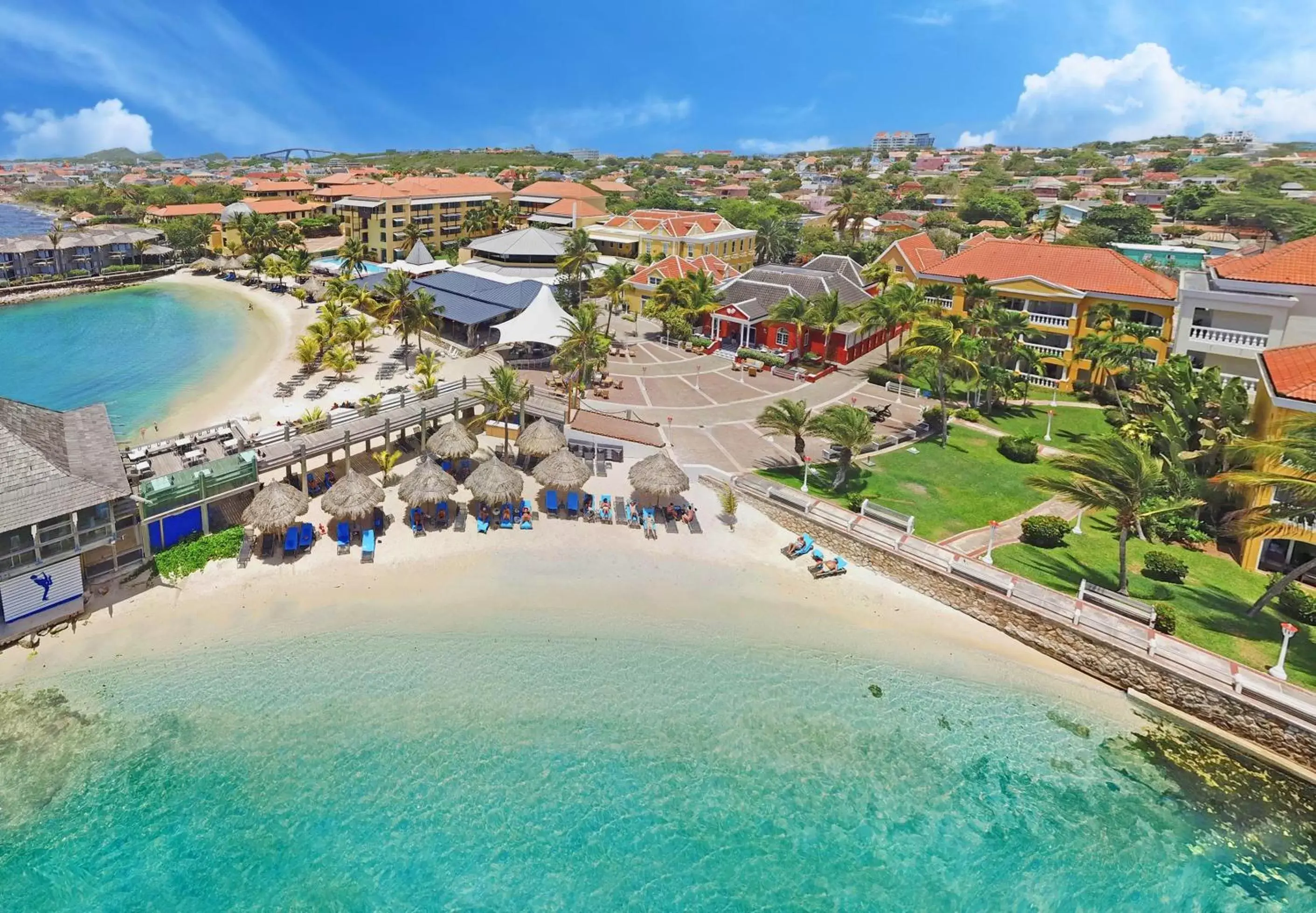 Property building, Bird's-eye View in Curacao Avila Beach Hotel