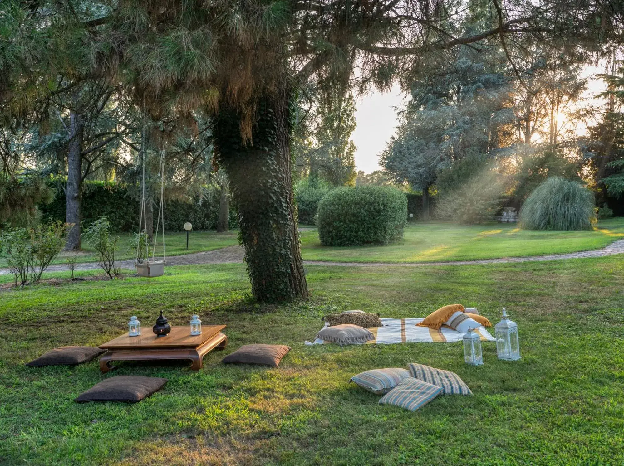 Garden in Palazzo Cavagna Sangiuliani