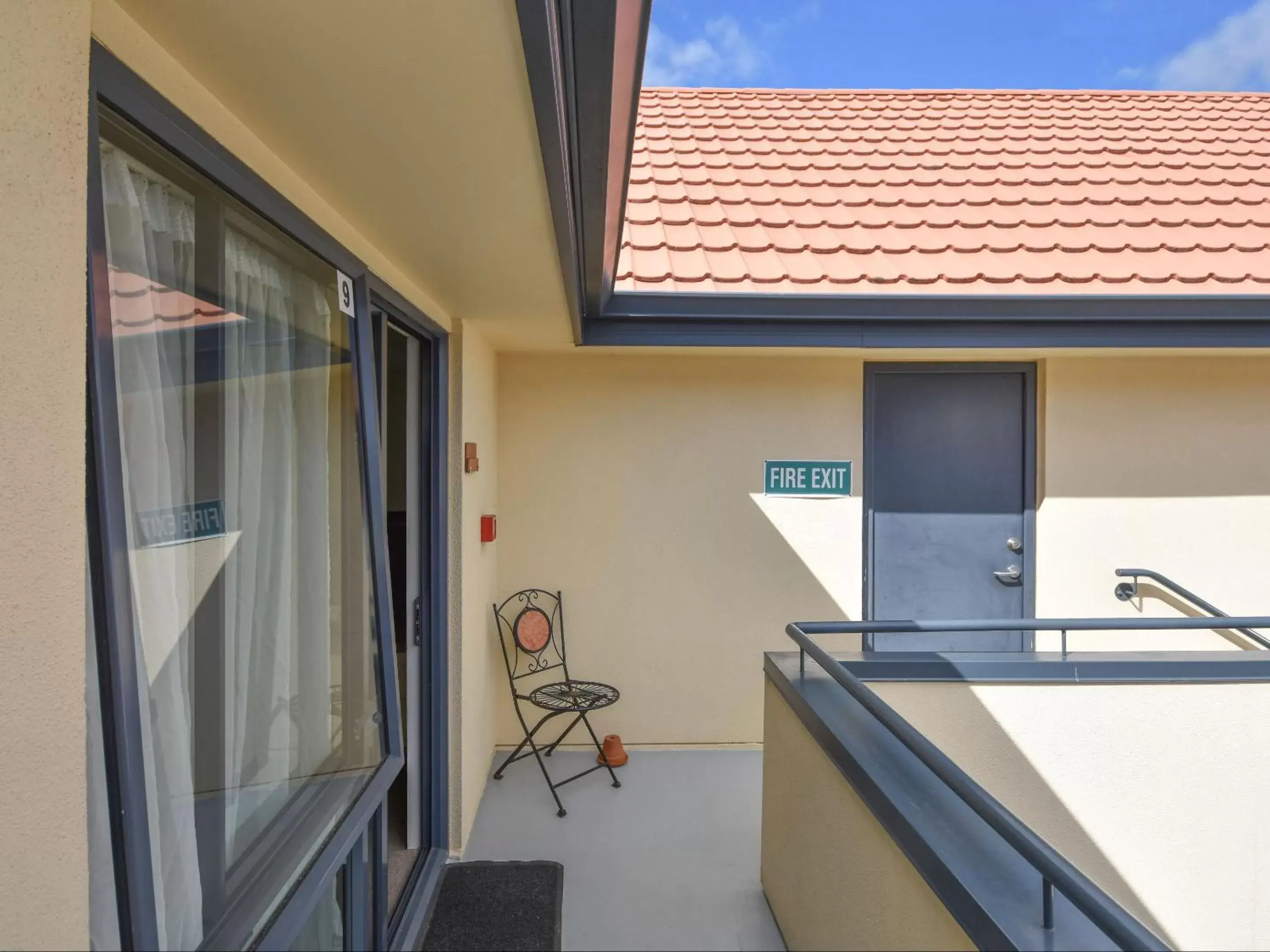 Balcony/Terrace in Bella Vista Motel Dunedin