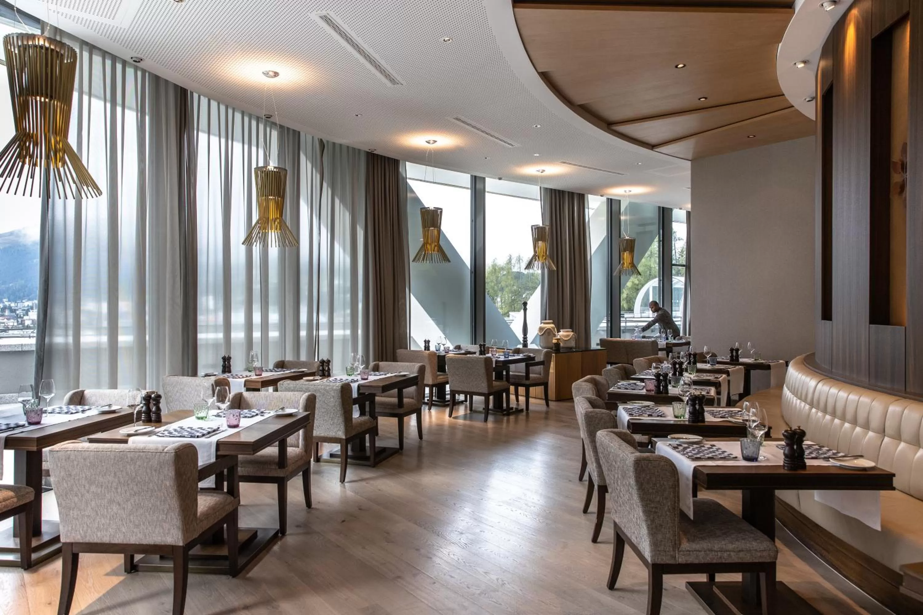Restaurant/places to eat in AlpenGold Hotel Davos
