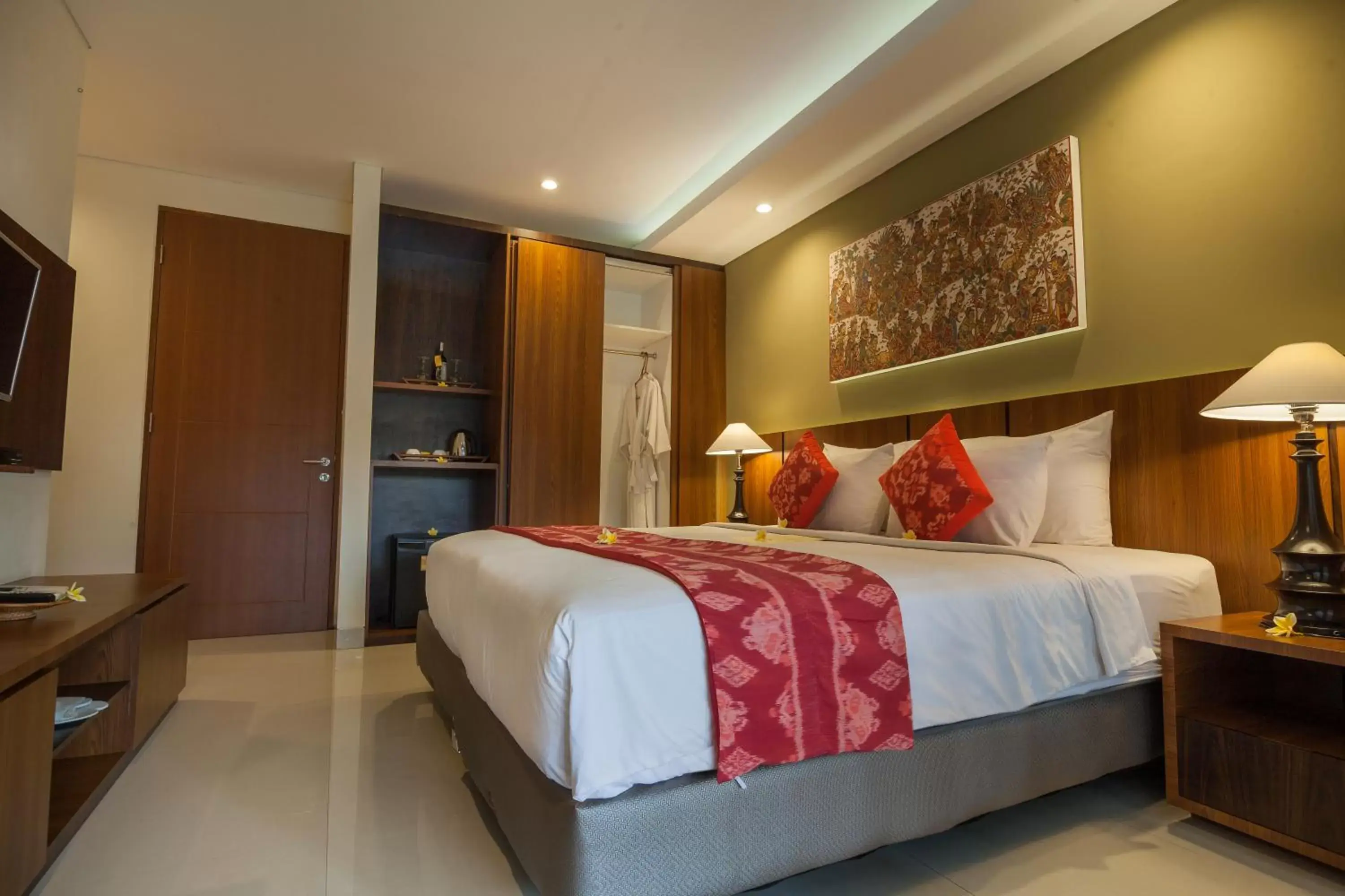 Bedroom, Bed in River Sakti Ubud by Prasi
