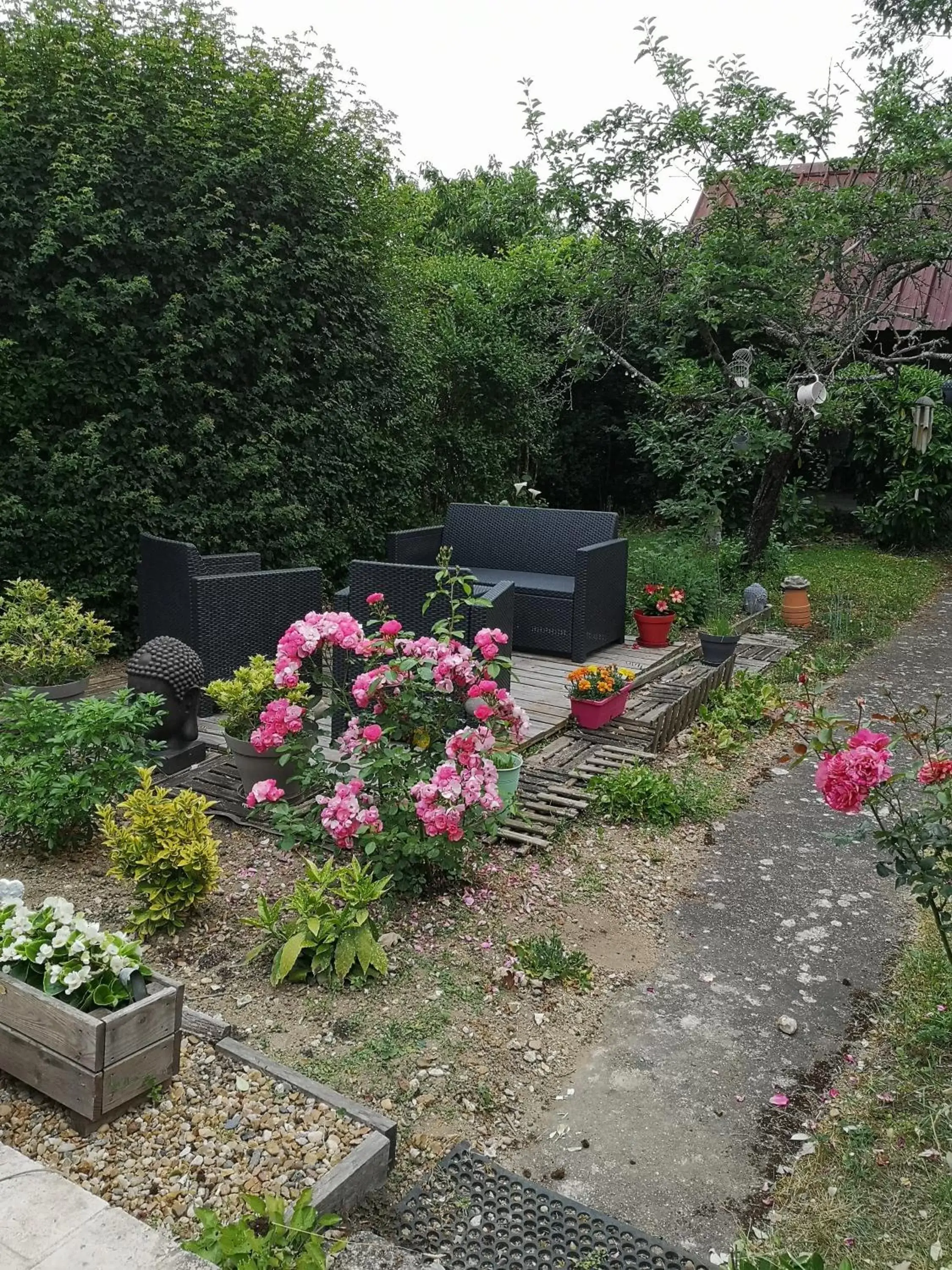 Garden in Les Eléphants bleus