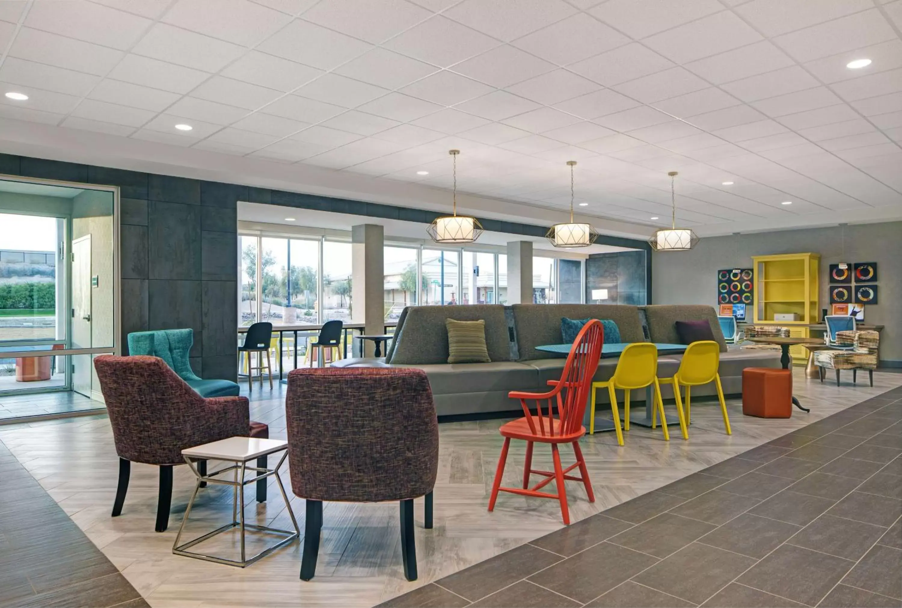 Lobby or reception, Restaurant/Places to Eat in Home2 Suites By Hilton Yuma Pivot Point