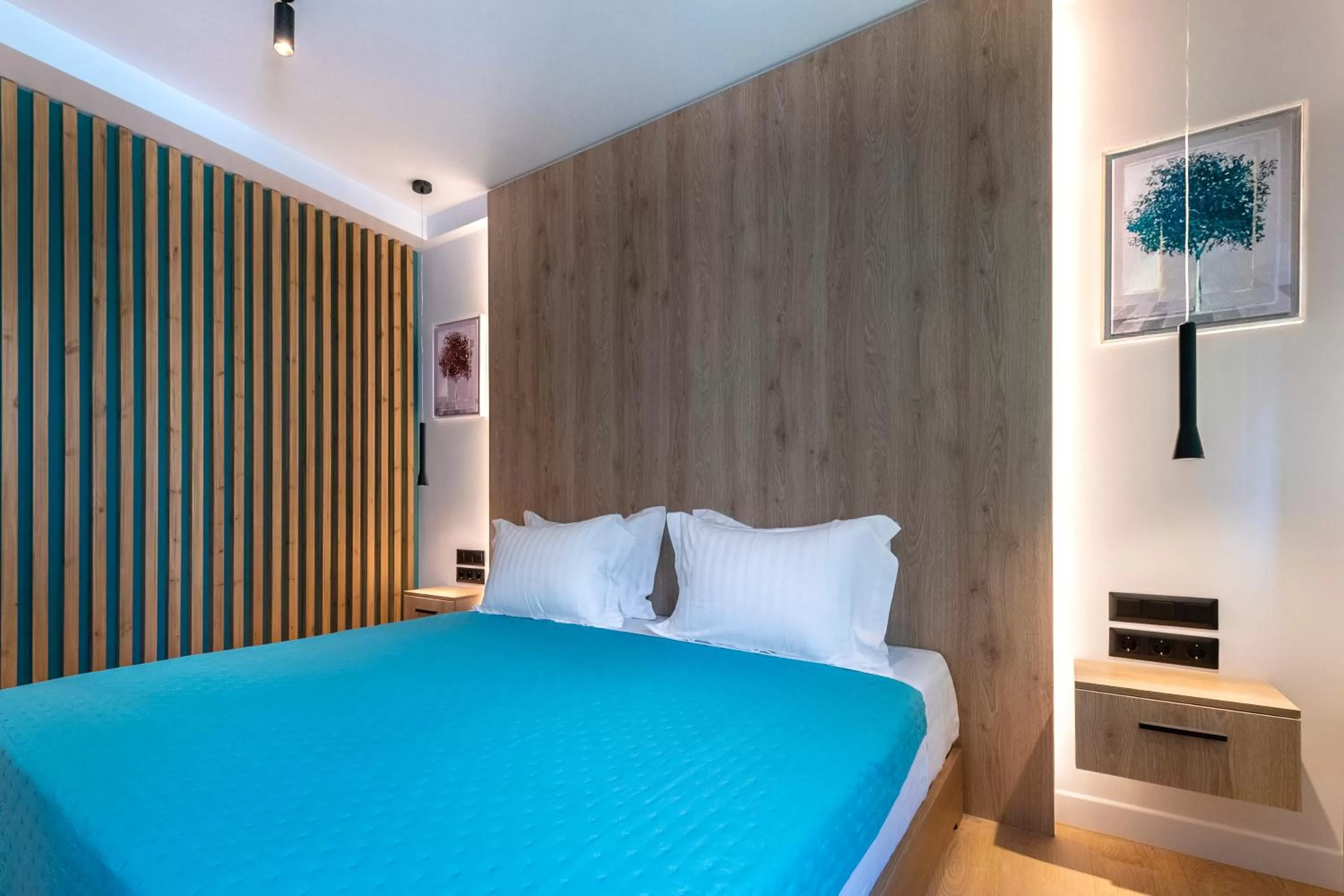 Bed in A&N Athens Luxury Apartments - Ermou