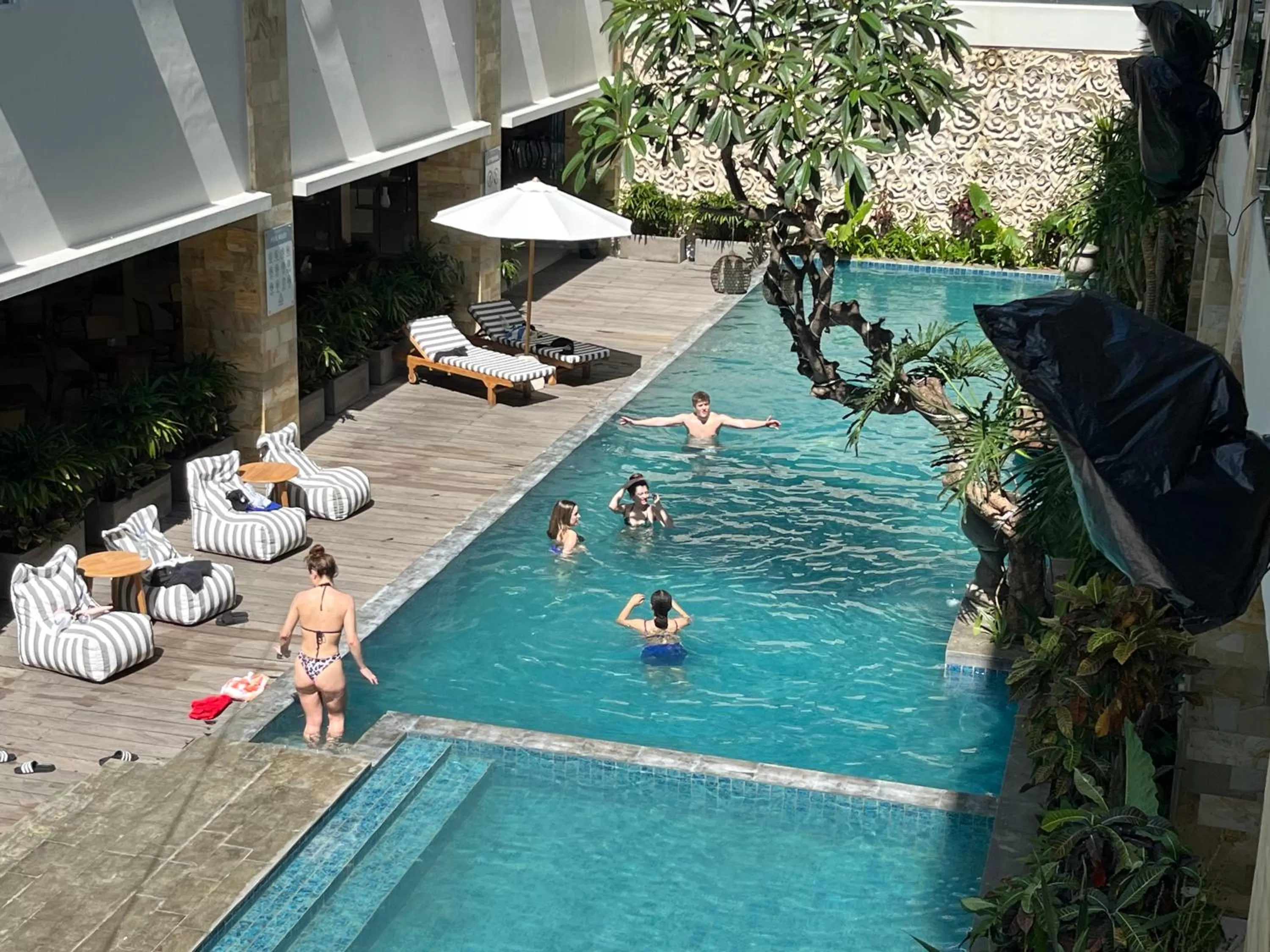 Swimming pool in Crystalkuta Hotel - Bali