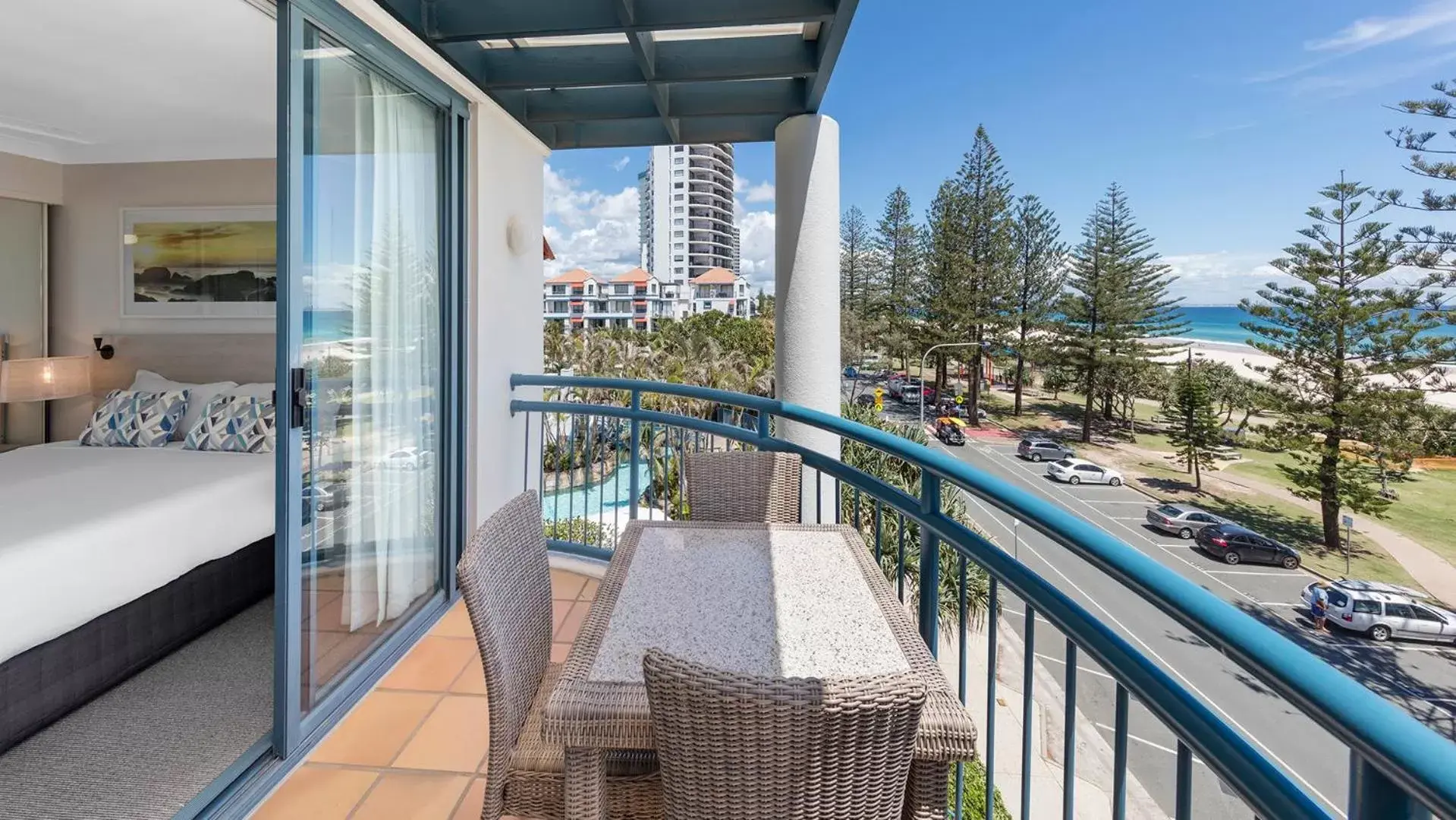 View (from property/room), Balcony/Terrace in Oaks Gold Coast Calypso Plaza Suites