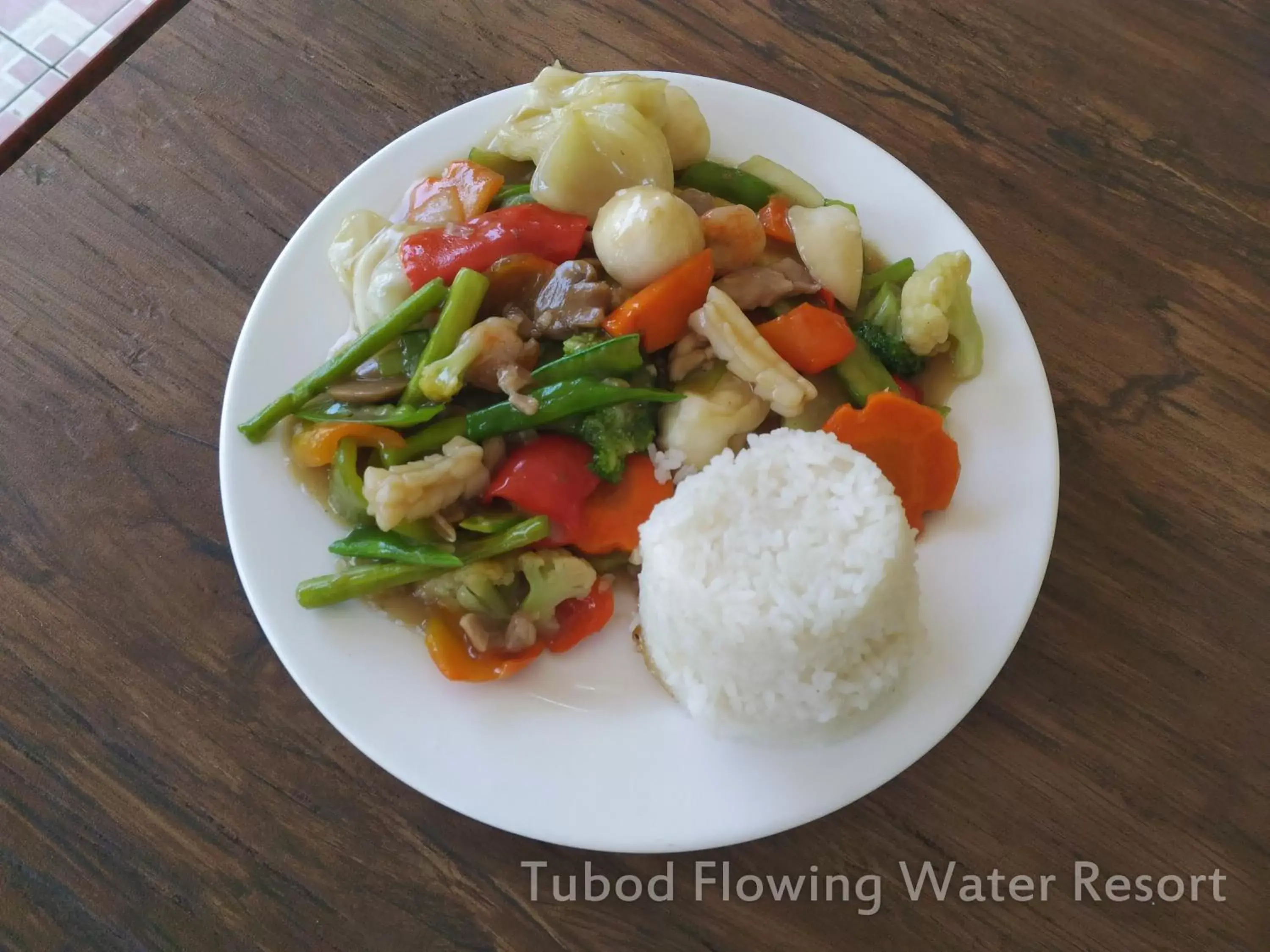 Food in Tubod Flowing Water Resort