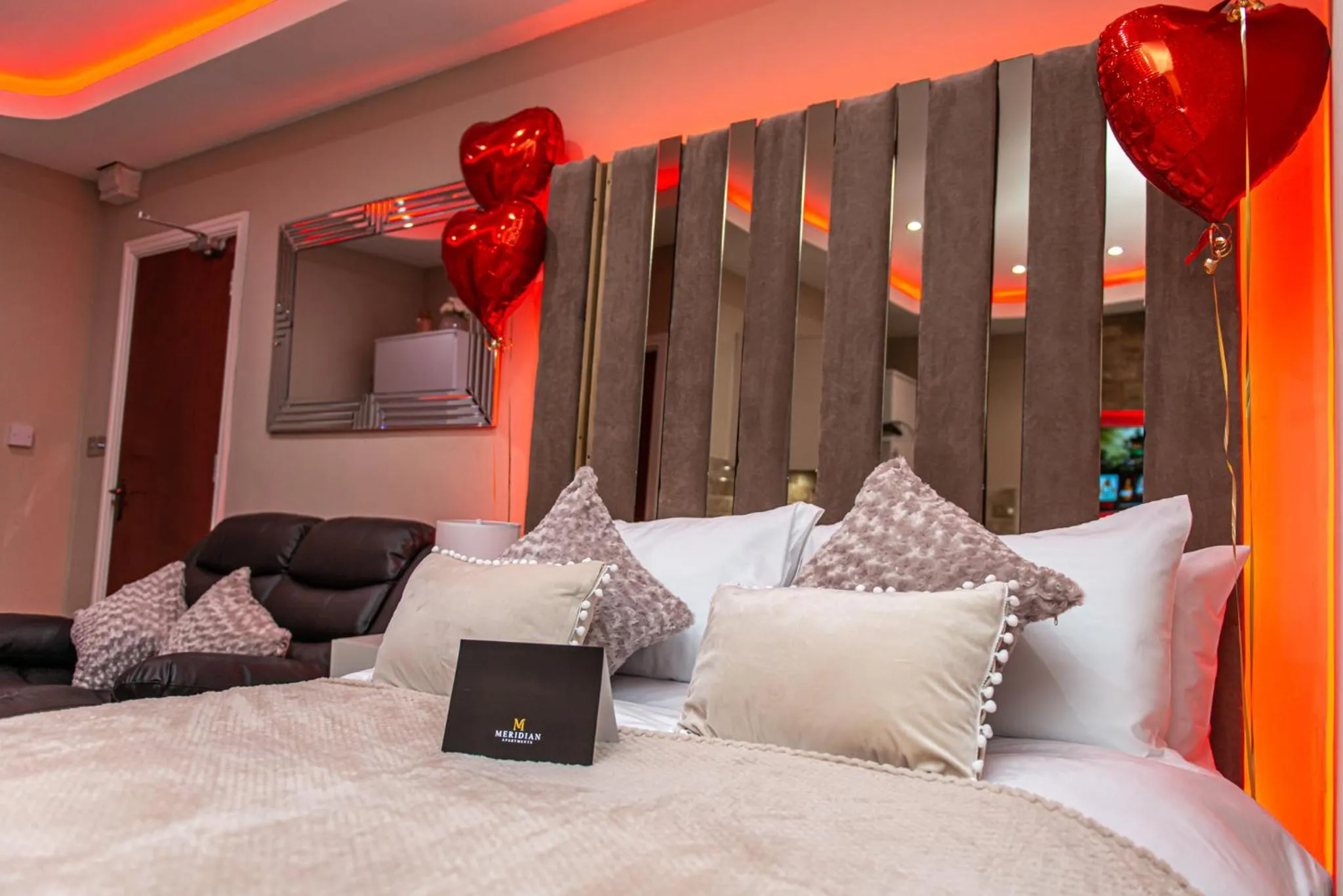 Bed in Meridian Serviced Apartments