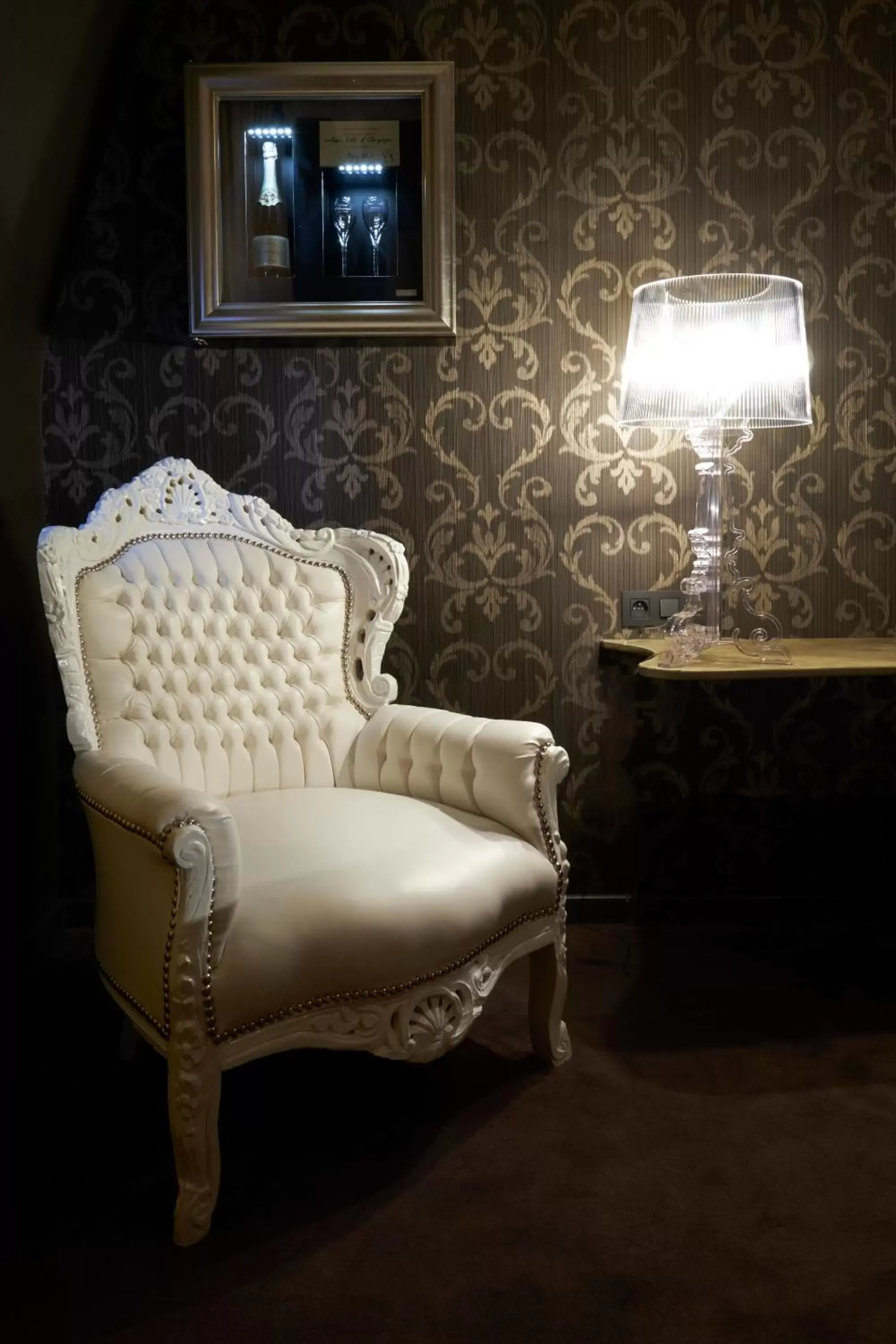 Decorative detail, Seating Area in Le Chateau de Namur