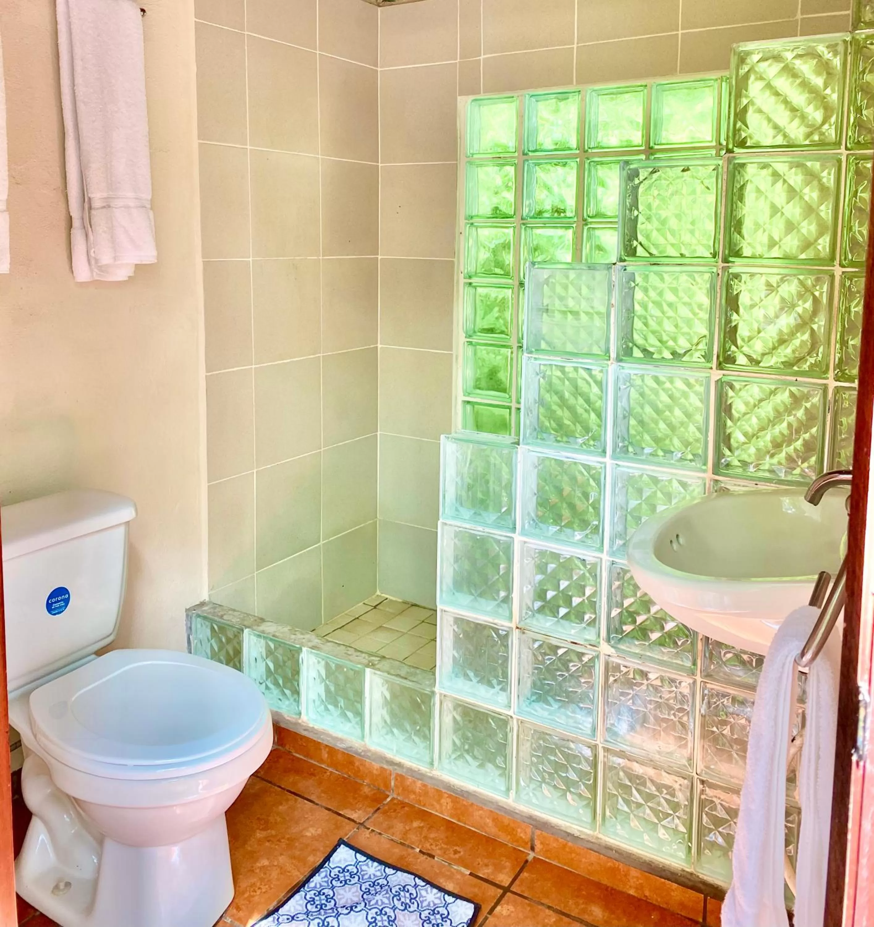 Bathroom in Cabanas Rio Encantado