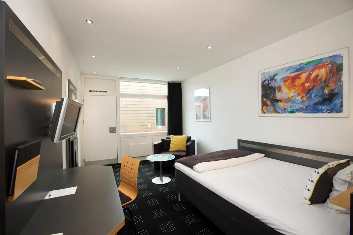 Bed in Hotel Hedegaarden