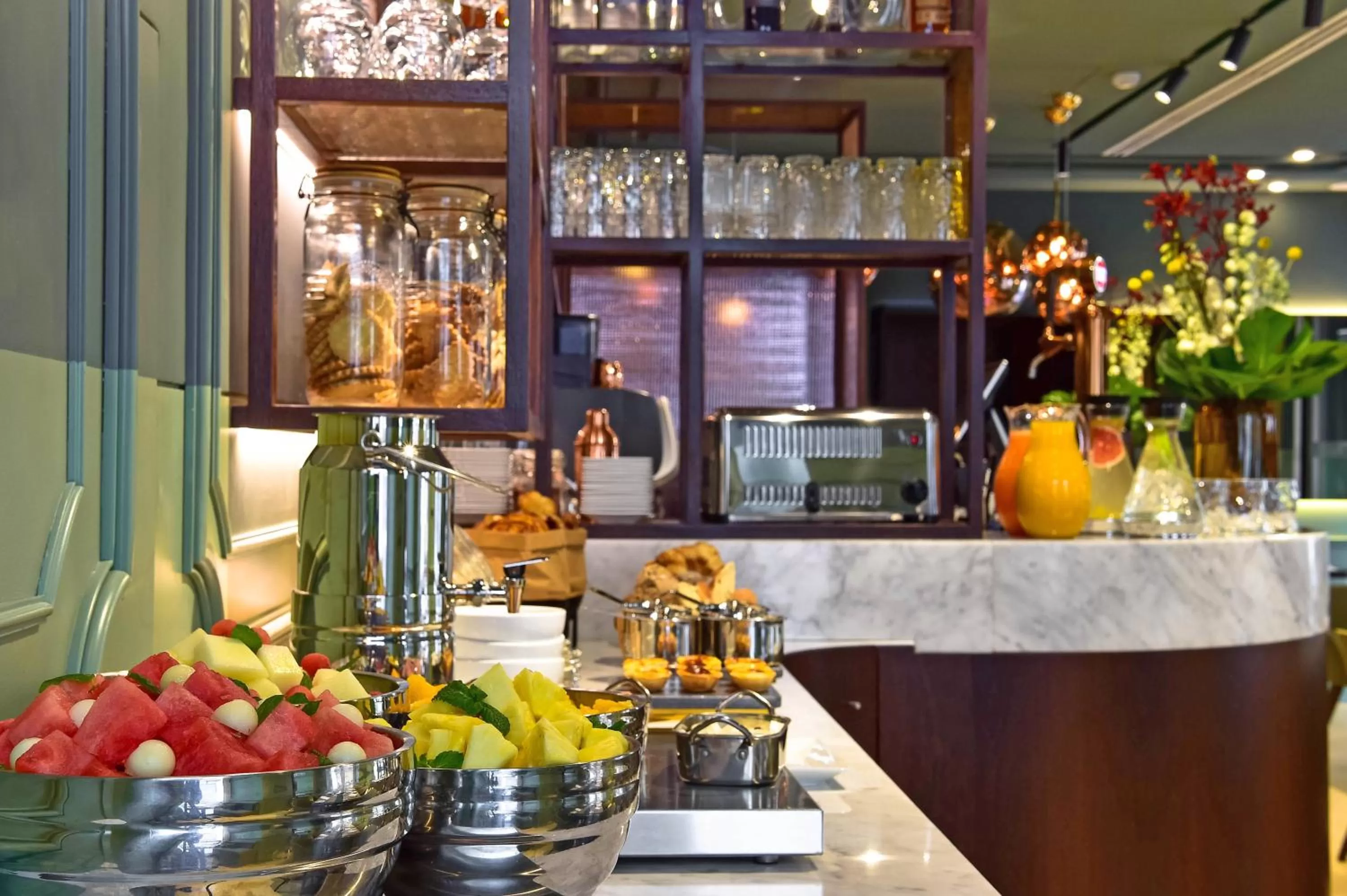 Food and drinks in My Story Hotel Augusta