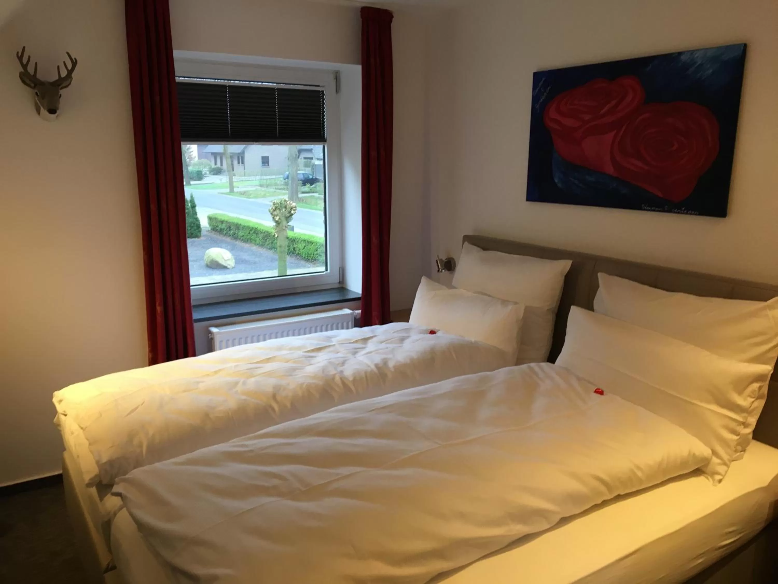 Bed in Das Gasthaus am Reichswald